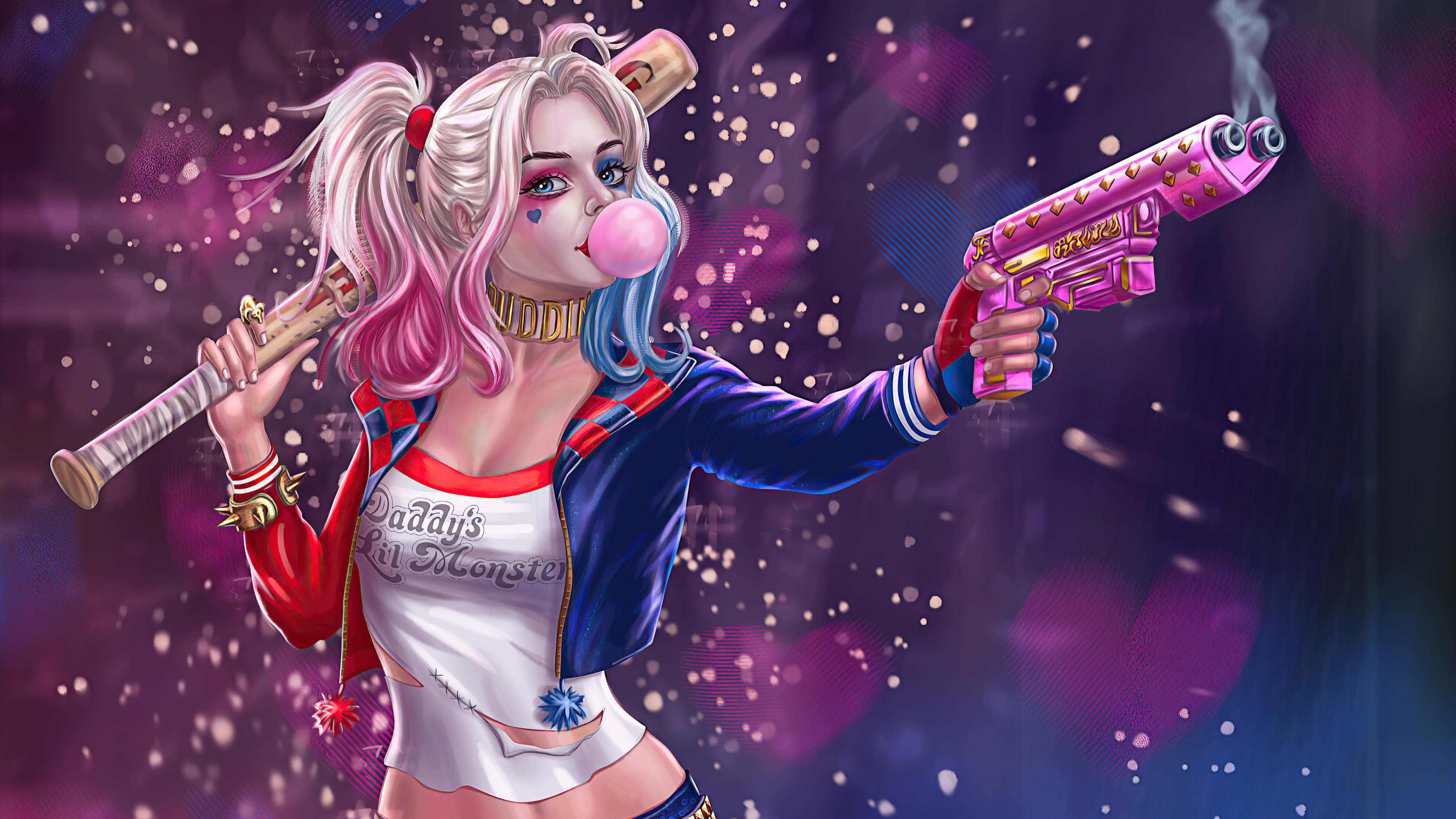 3840x2160 Harley Quinn Illustration 4K Wallpaper, HD Superheroes 4K  Wallpapers, Images, Photos and Background - Wallpapers Den
