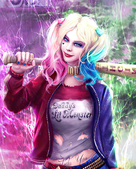 476x592 Resolution Harley Quinn New Fan Art 476x592 Resolution ...