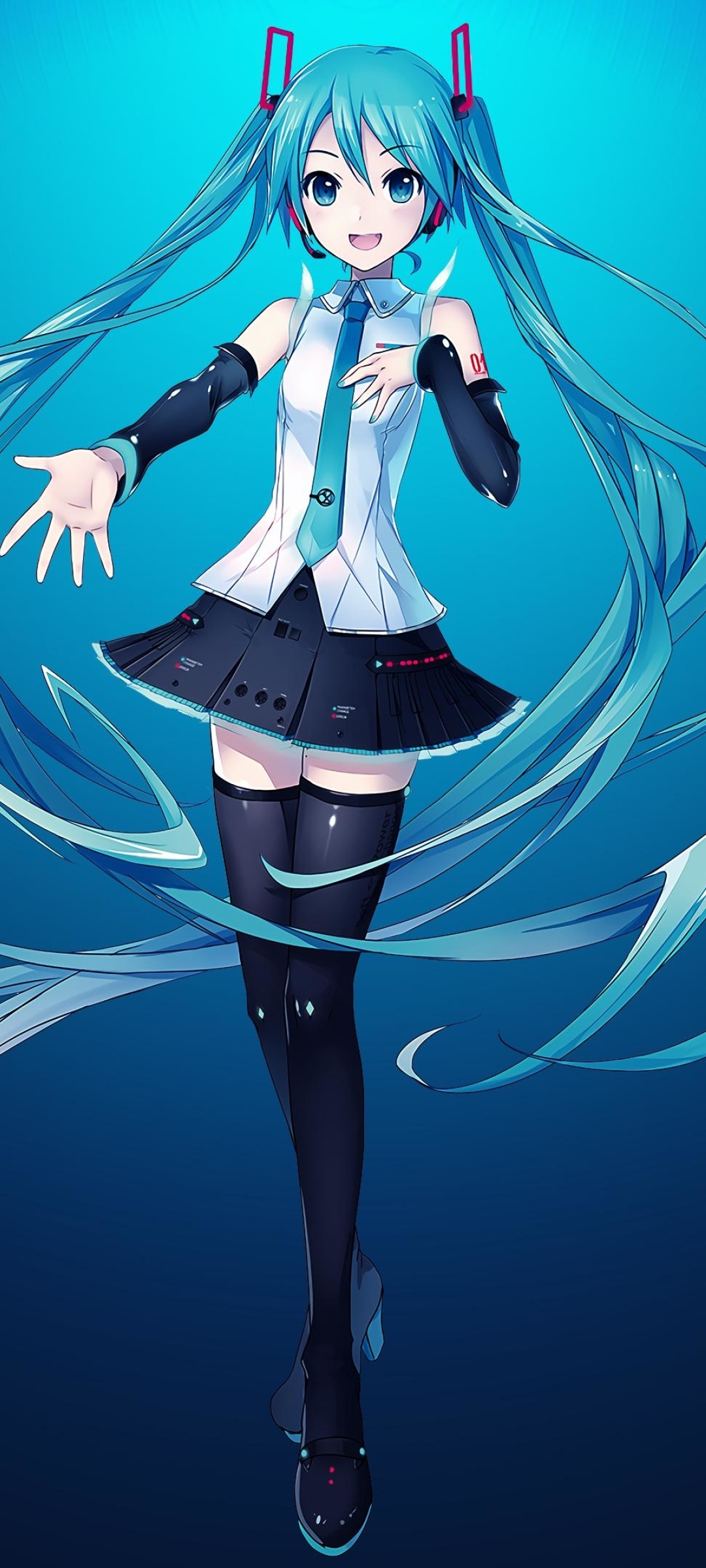 1080x2400 Hatsune  Miku  4K 1080x2400 Resolution Wallpaper 