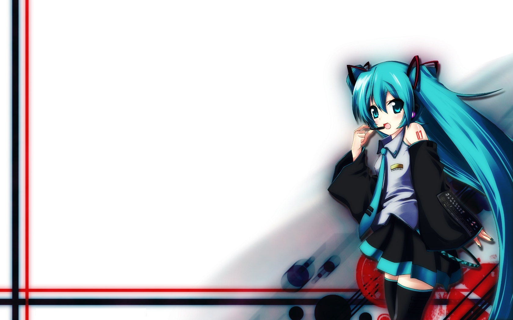 720x154820 hatsune miku, girl, headphones 720x154820 Resolution.