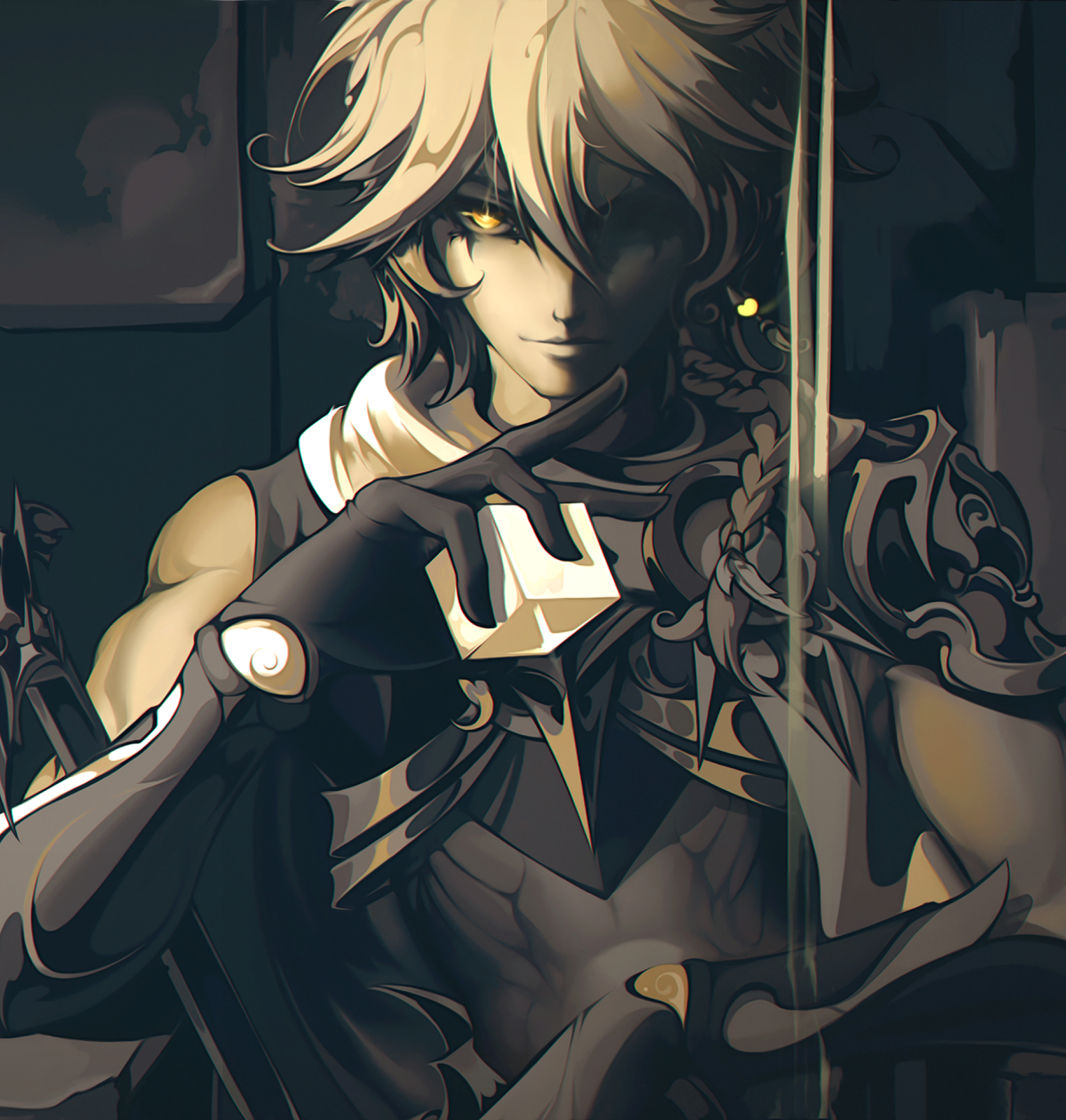 1980x2080 HD Aether Digital Genshin Impact Art 1980x2080 Resolution ...
