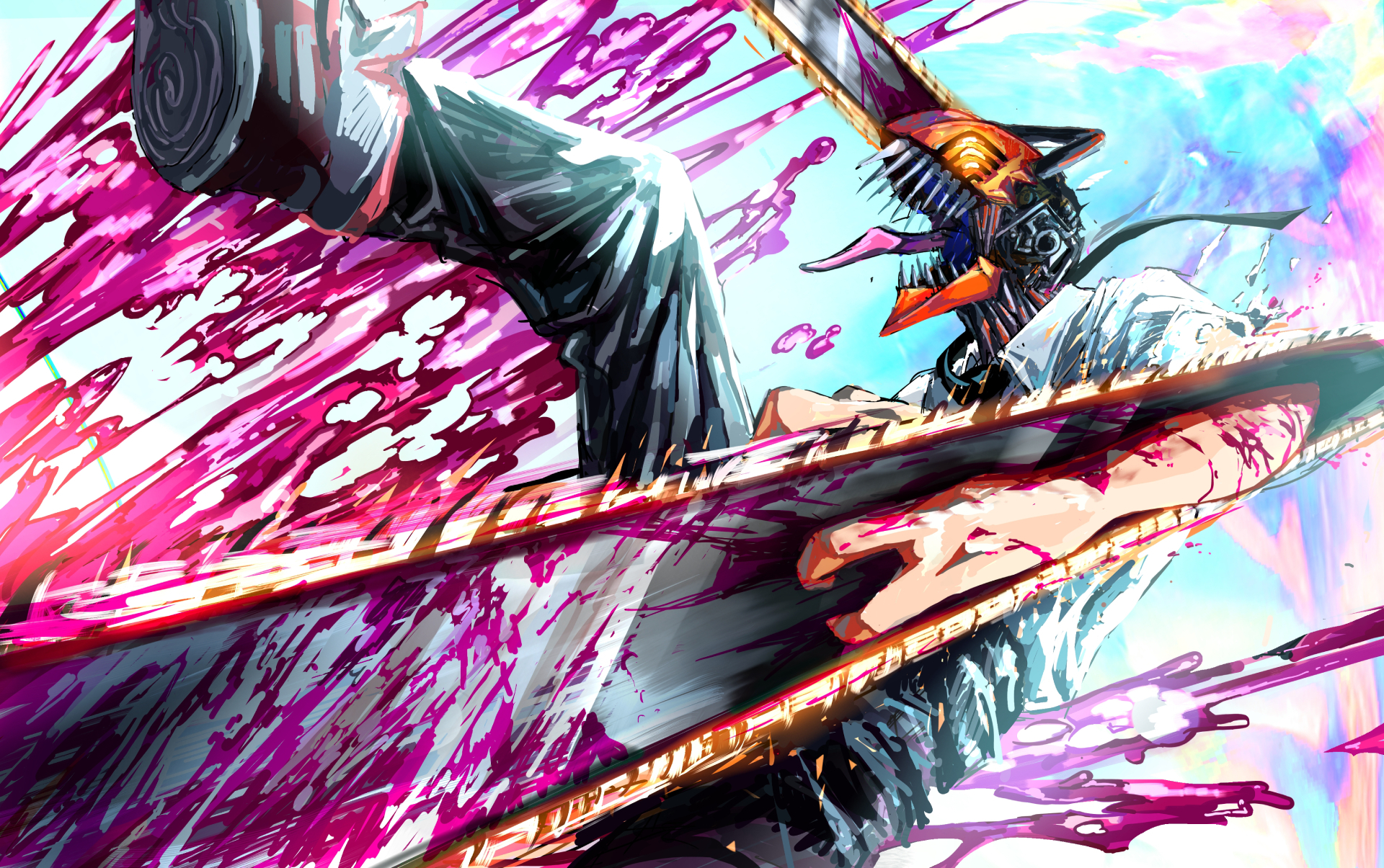 440 Denji Chainsaw Man HD Wallpapers and Backgrounds