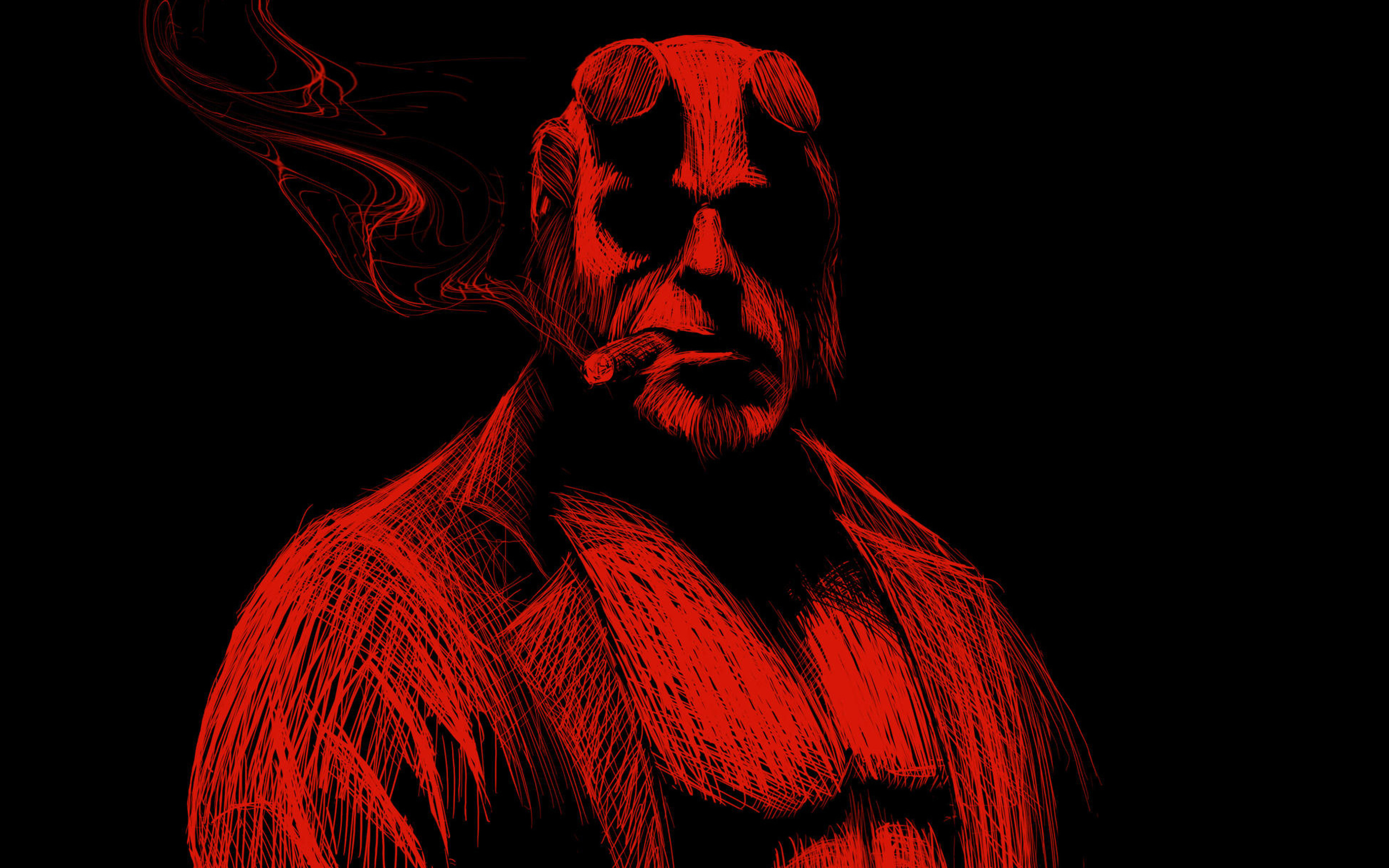 Download 3840x2400 Hellboy Artwork 4K 3840x2400 Resolution Wallpaper, HD Superheroes 4K Wallpapers ...
