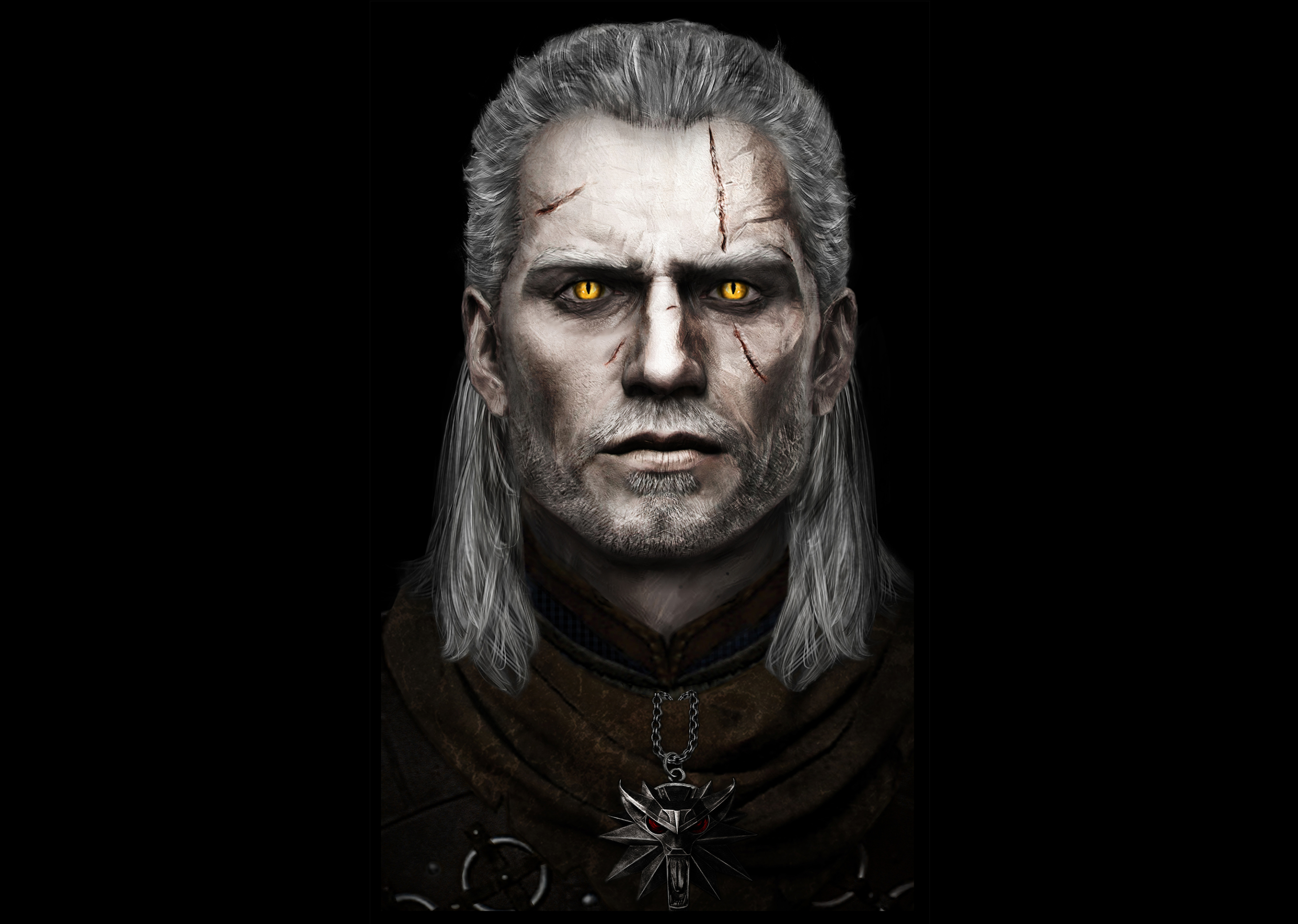 2920x2080 Resolution Henry Cavill As Geralt Of Rivia Fan Art 2920x2080 ...