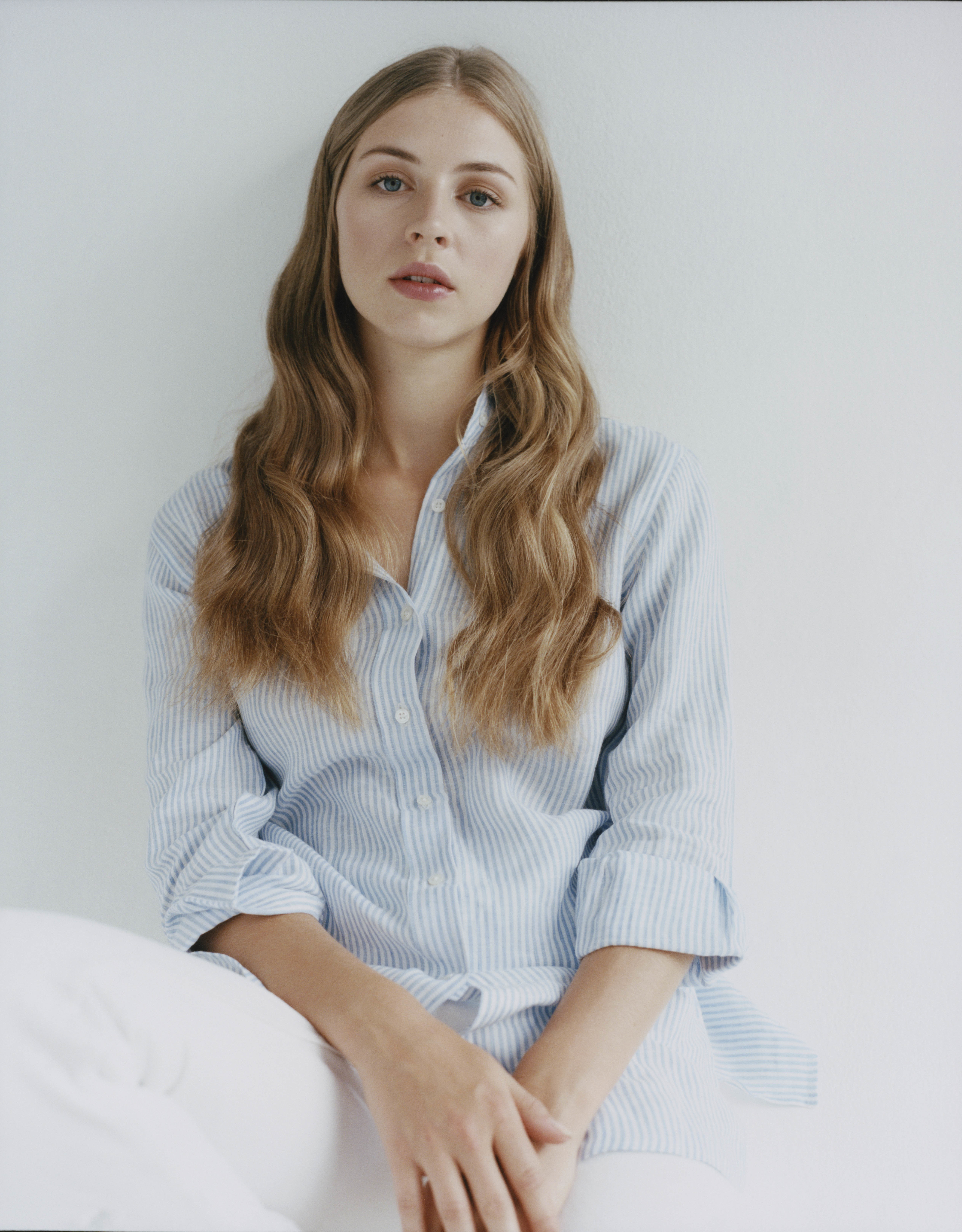 Hermione Corfield Poses For Town And Country: Great British Brands 2018 17F