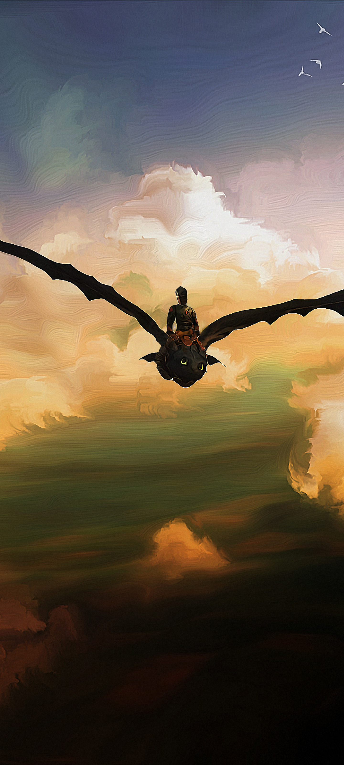 Download Hiccup Toothless Flying Dragon Wallpaper  Wallpaperscom