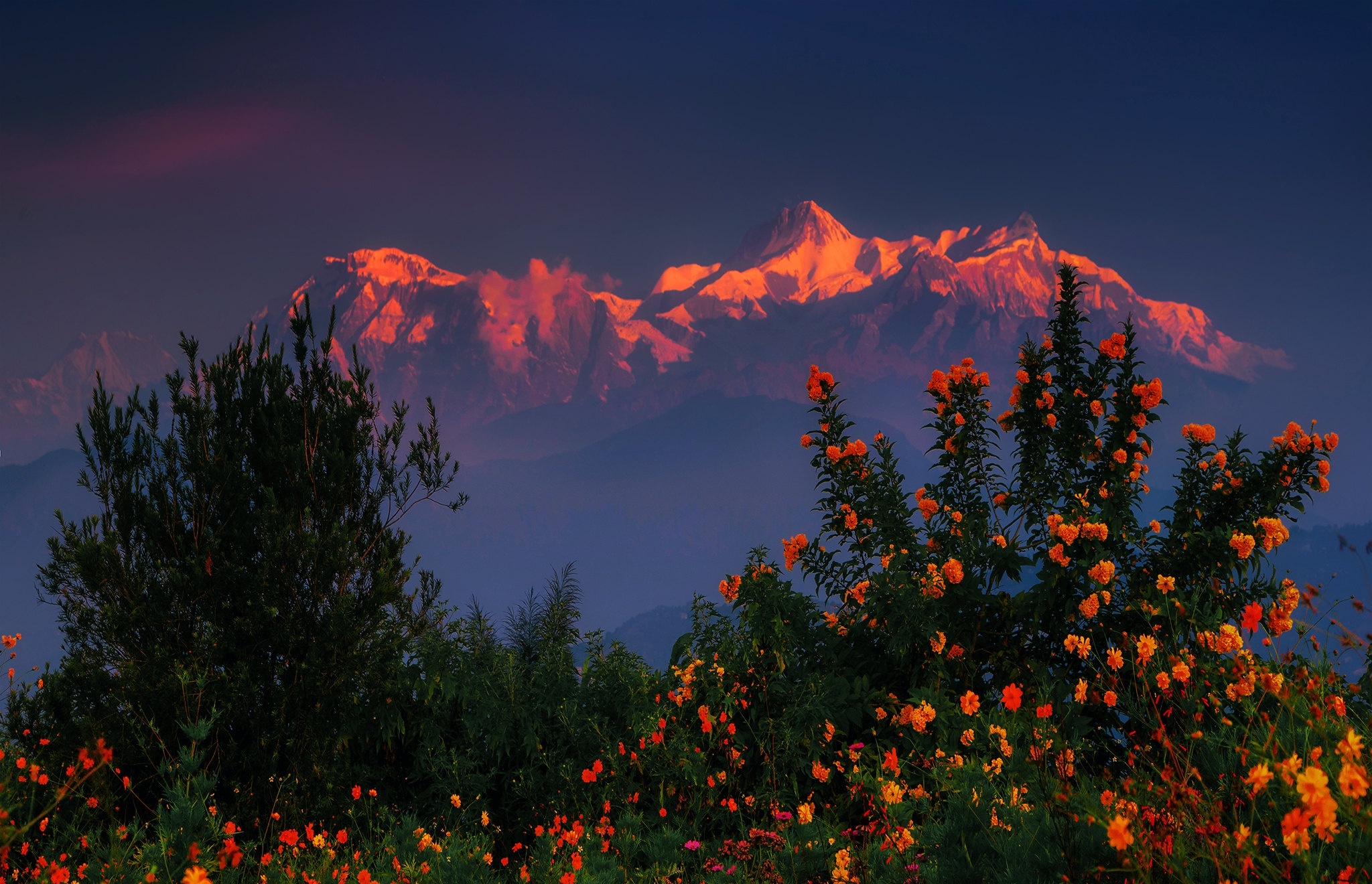Himalayas Mountains Nepal Region Wallpaper, HD Nature 4K Wallpapers