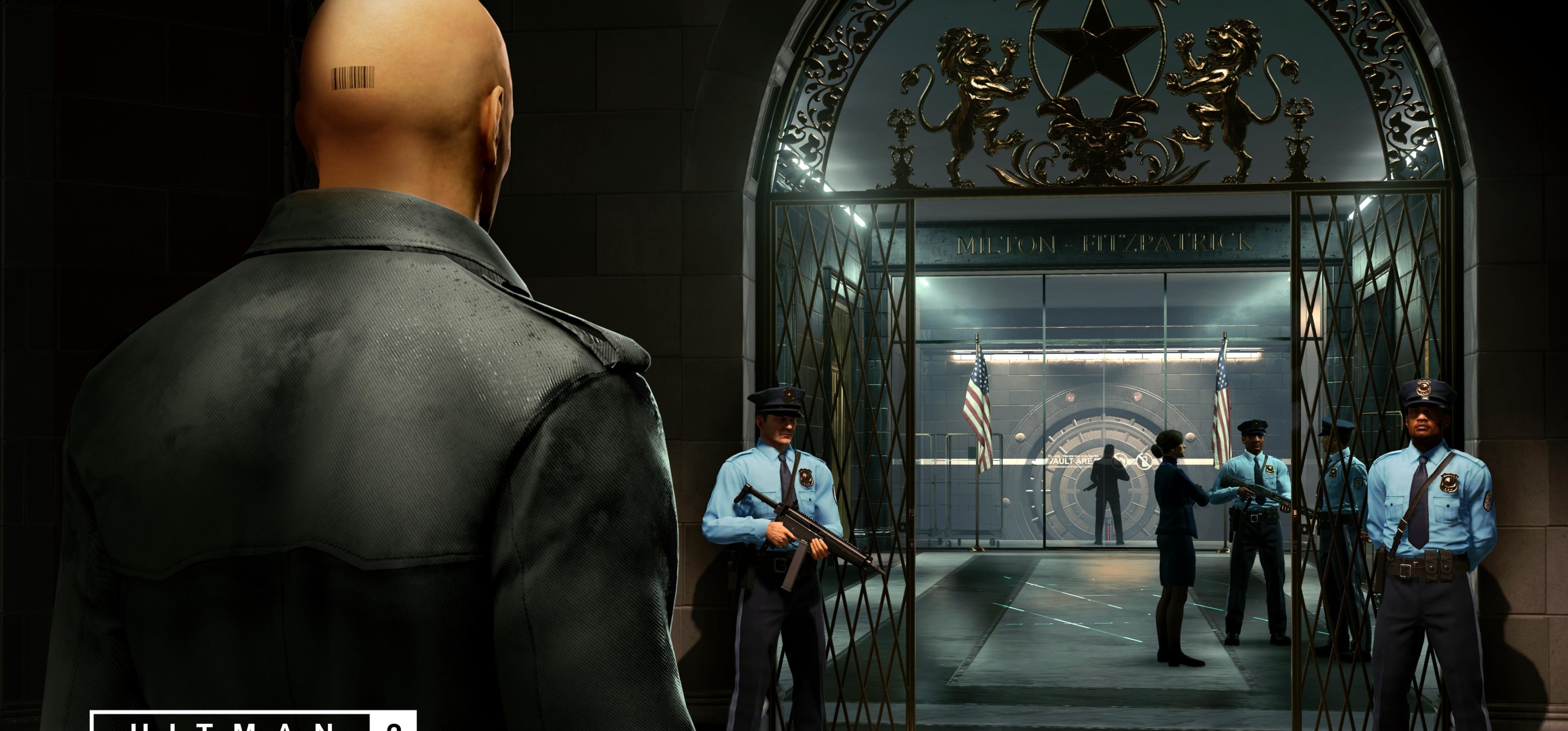 3088x1440 Resolution Hitman 2 The Bank 3088x1440 Resolution Wallpaper — free download