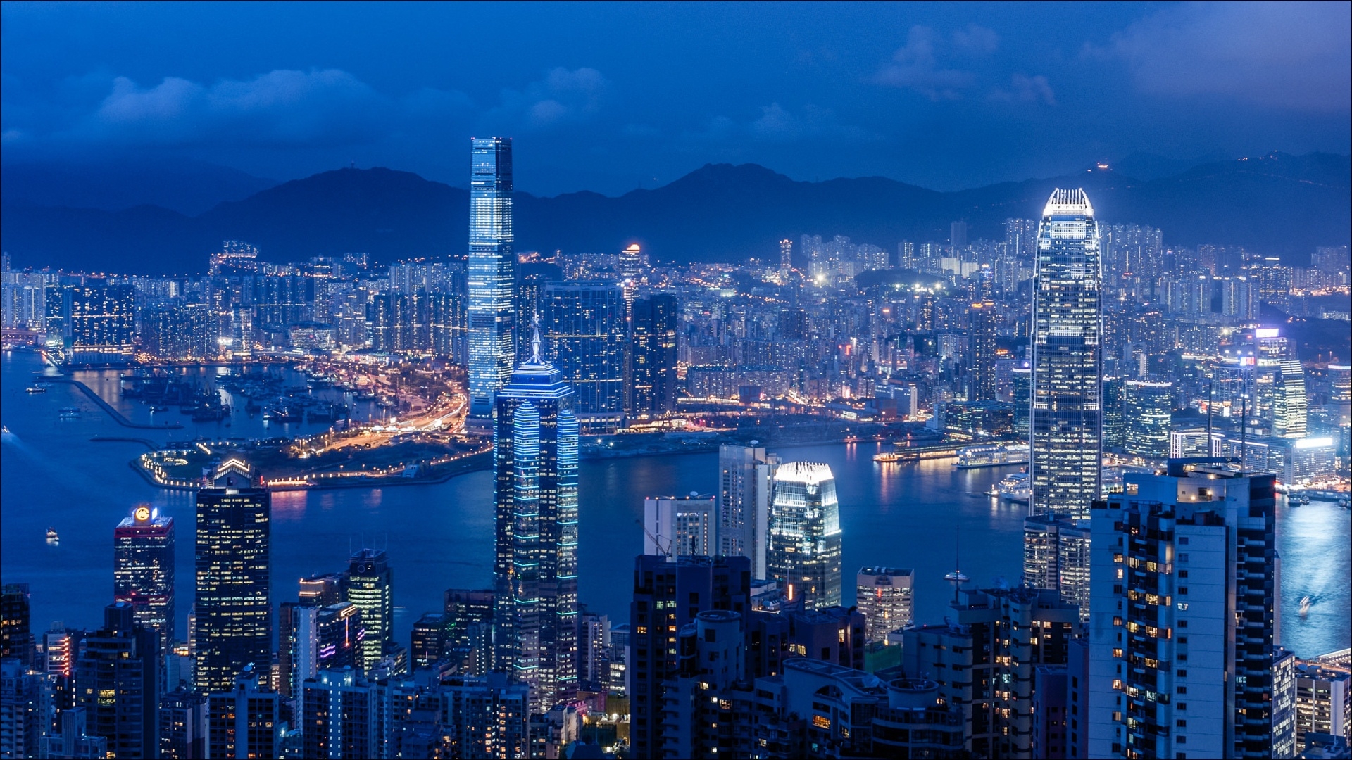 Hong Kong HD Night Cityscape Wallpaper, HD City 4K Wallpapers, Images ...