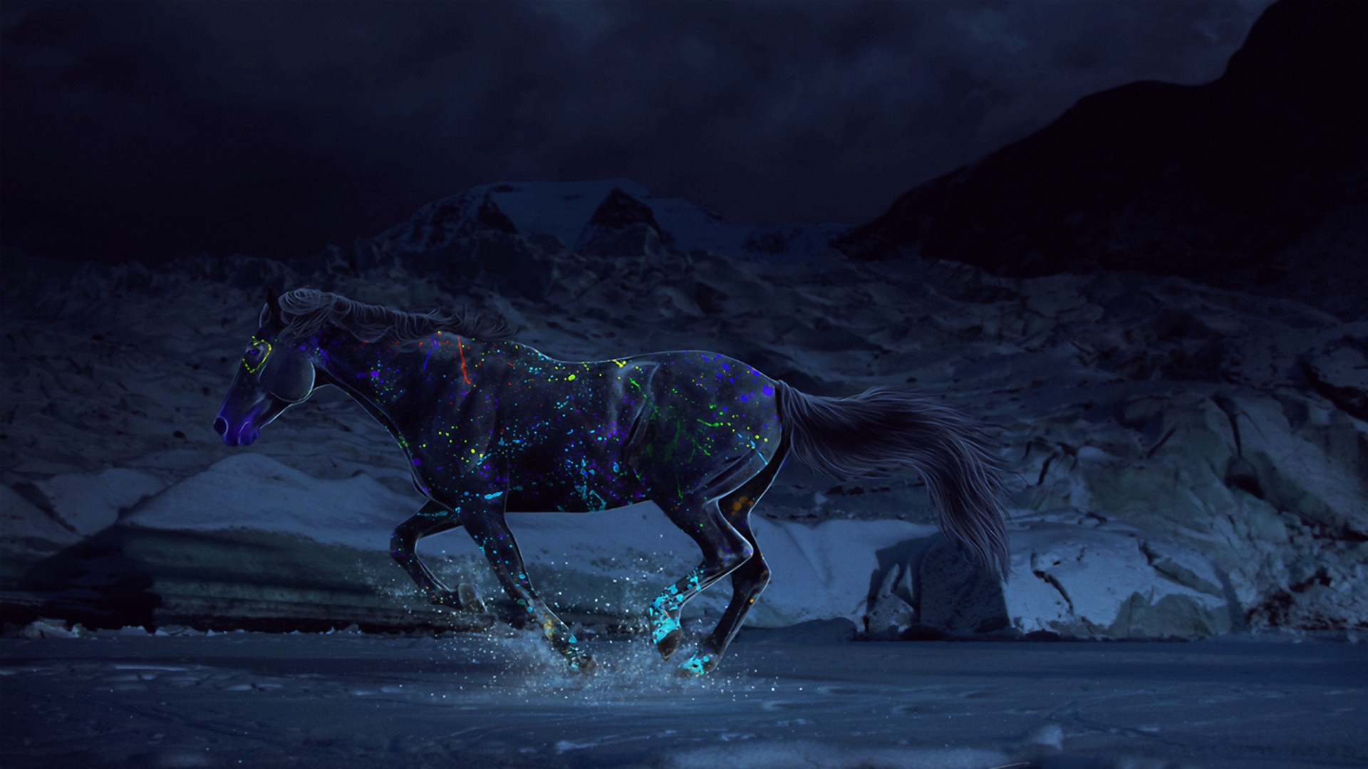 horse, paints, water Wallpaper, HD Fantasy 4K Wallpapers, Images, Photos  and Background - Wallpapers Den