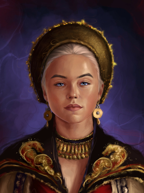 480x640 Resolution House of the Dragon 4k Rhaenyra Targaryen Portrait