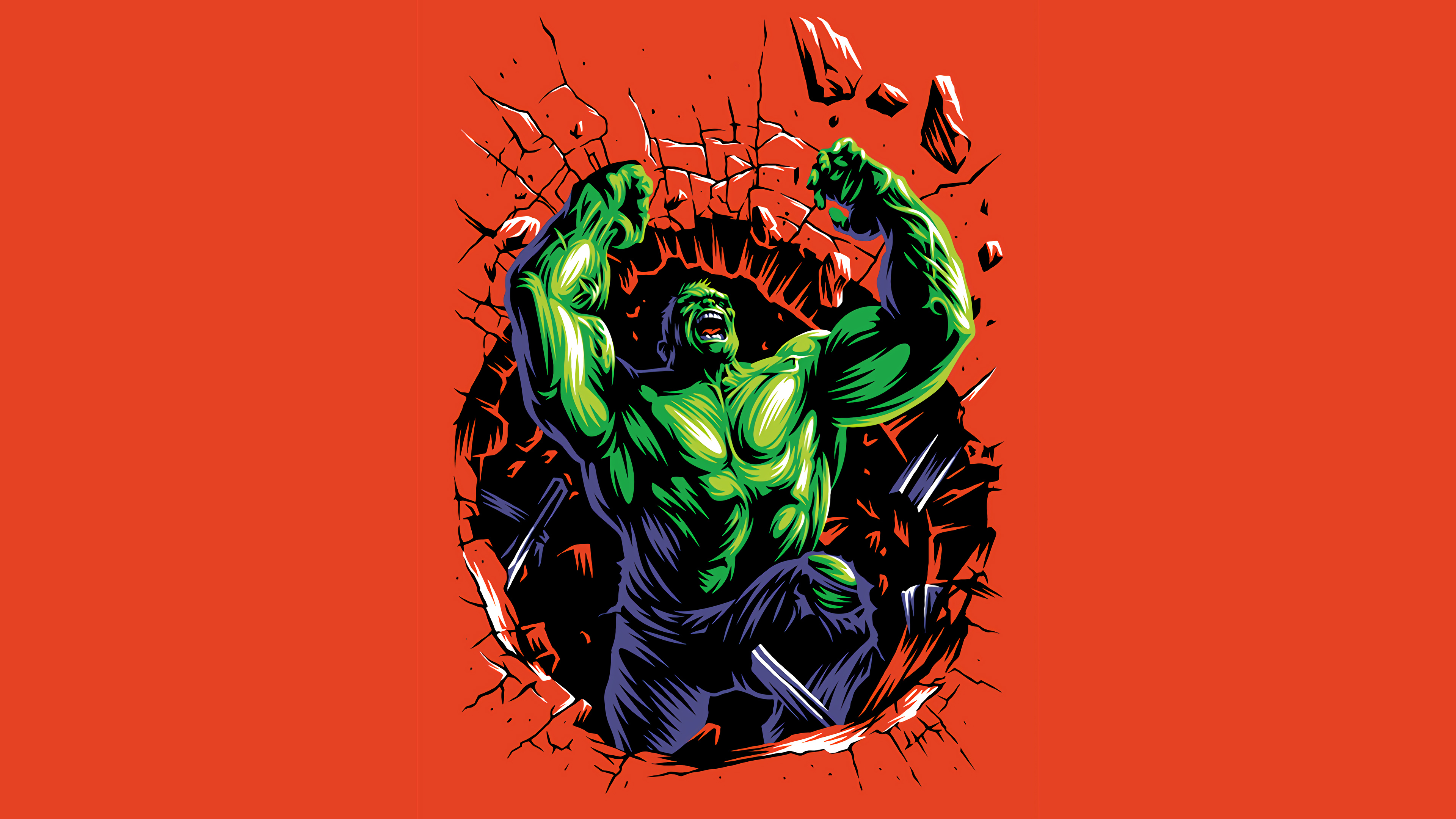Hulk 4K Minimal Art Wallpaper, HD Minimalist 4K Wallpapers, Images, Photos  and Background - Wallpapers Den