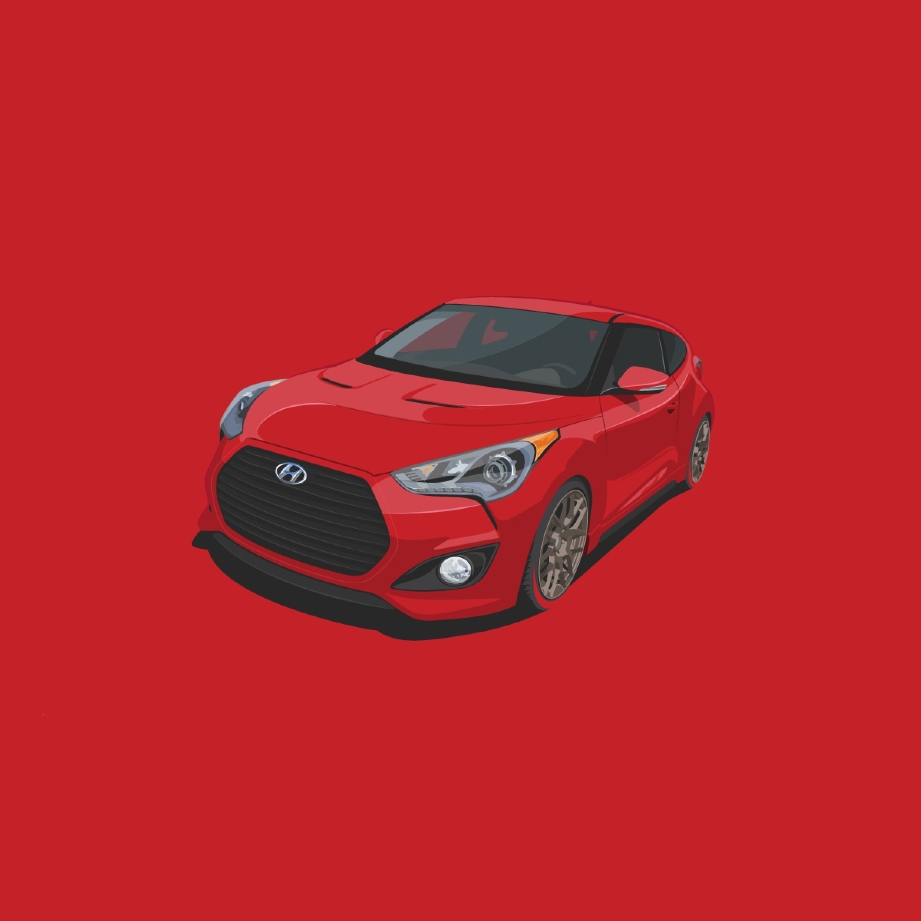 2932x2932 hyundai, veloster, red Ipad Pro Retina Display Wallpaper, HD  Vector 4K Wallpapers, Images, Photos and Background - Wallpapers Den