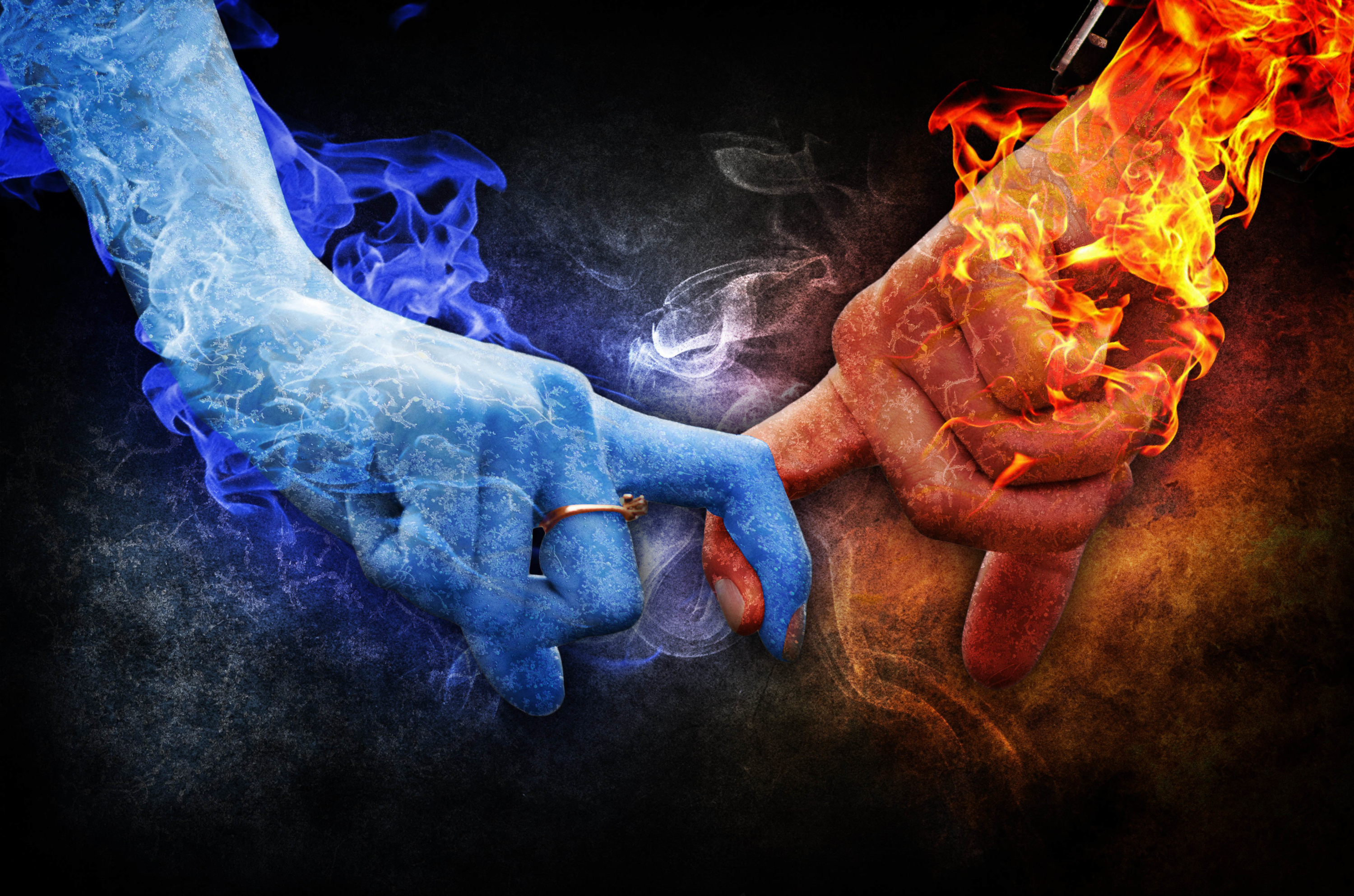 Ice and Fire Love Wallpaper, HD Artist 4K Wallpapers, Images, Photos and  Background - Wallpapers Den