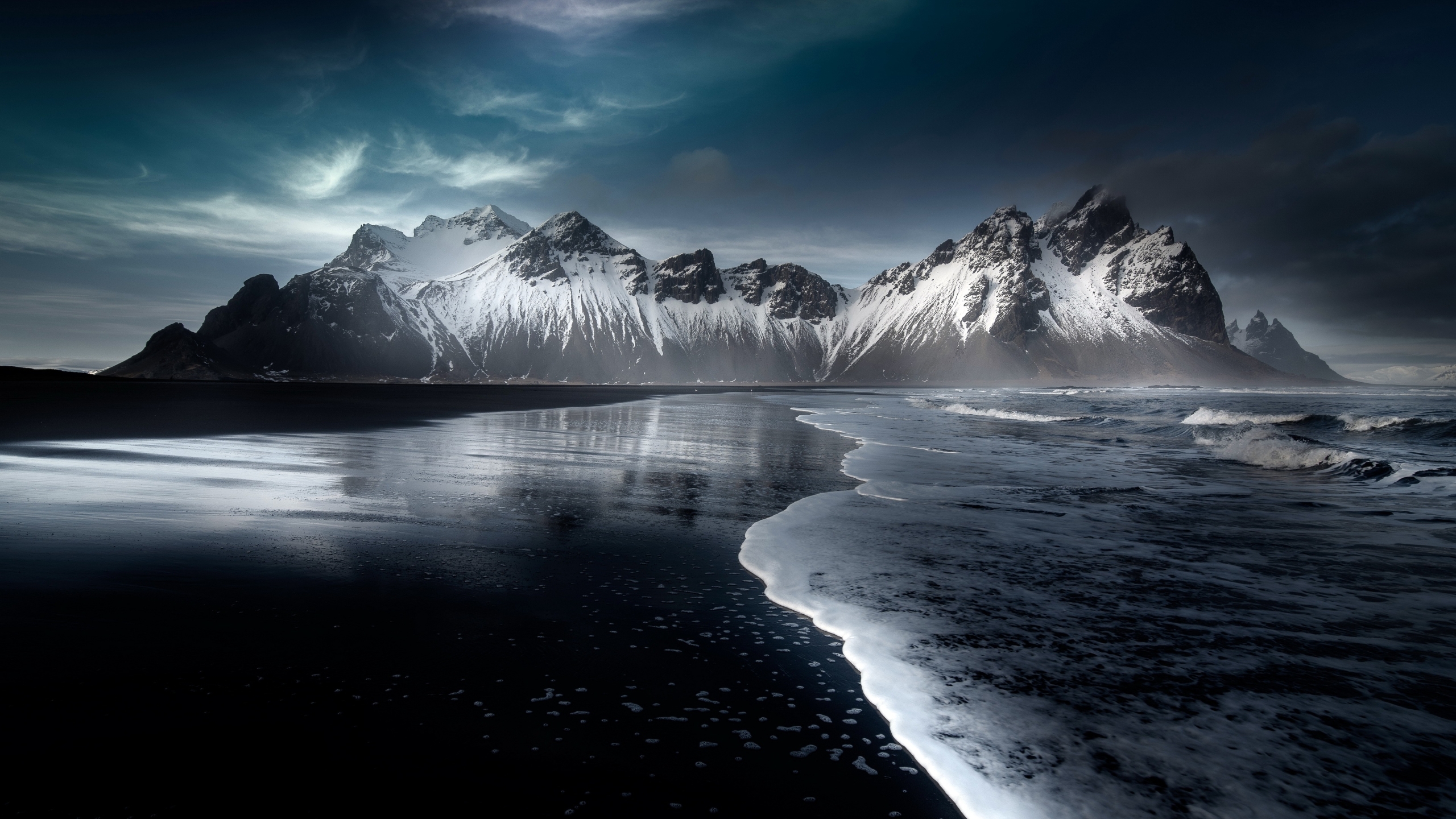 2560x1440 Iceland Hofn Mountains 1440P Resolution Wallpaper, HD Nature