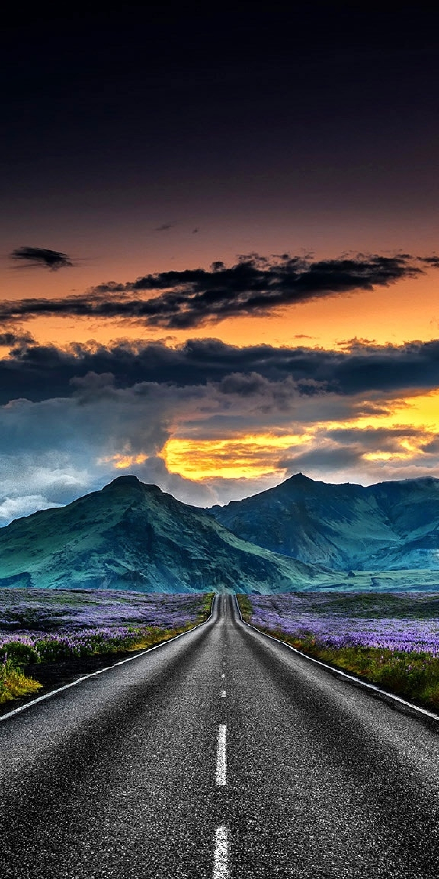 1440x2880 Iceland Landscapes Road 1440x2880 Resolution Wallpaper, HD Nature  4K Wallpapers, Images, Photos and Background - Wallpapers Den