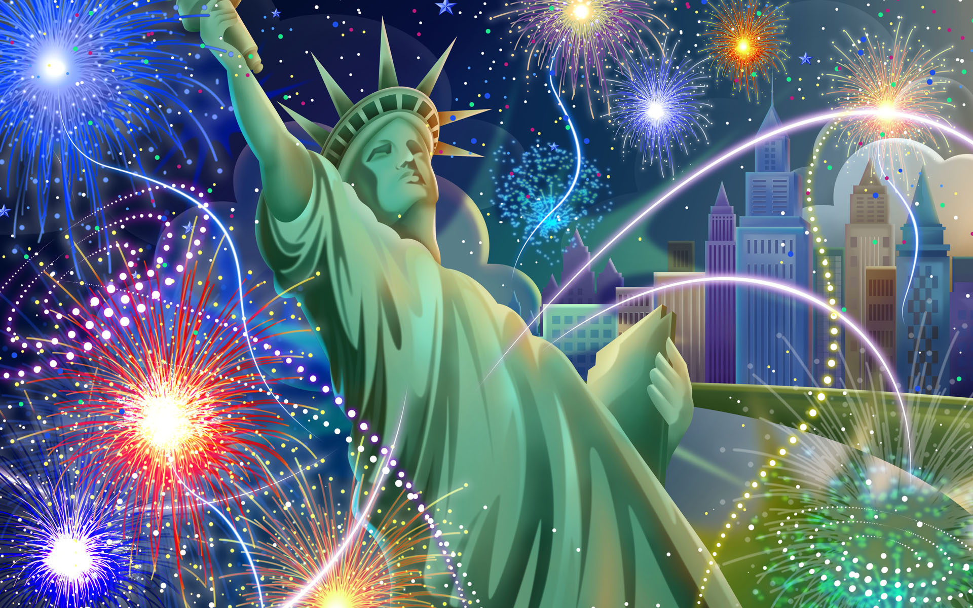 independence day, california, statue of liberty Wallpaper, HD Holidays 4K  Wallpapers, Images, Photos and Background - Wallpapers Den