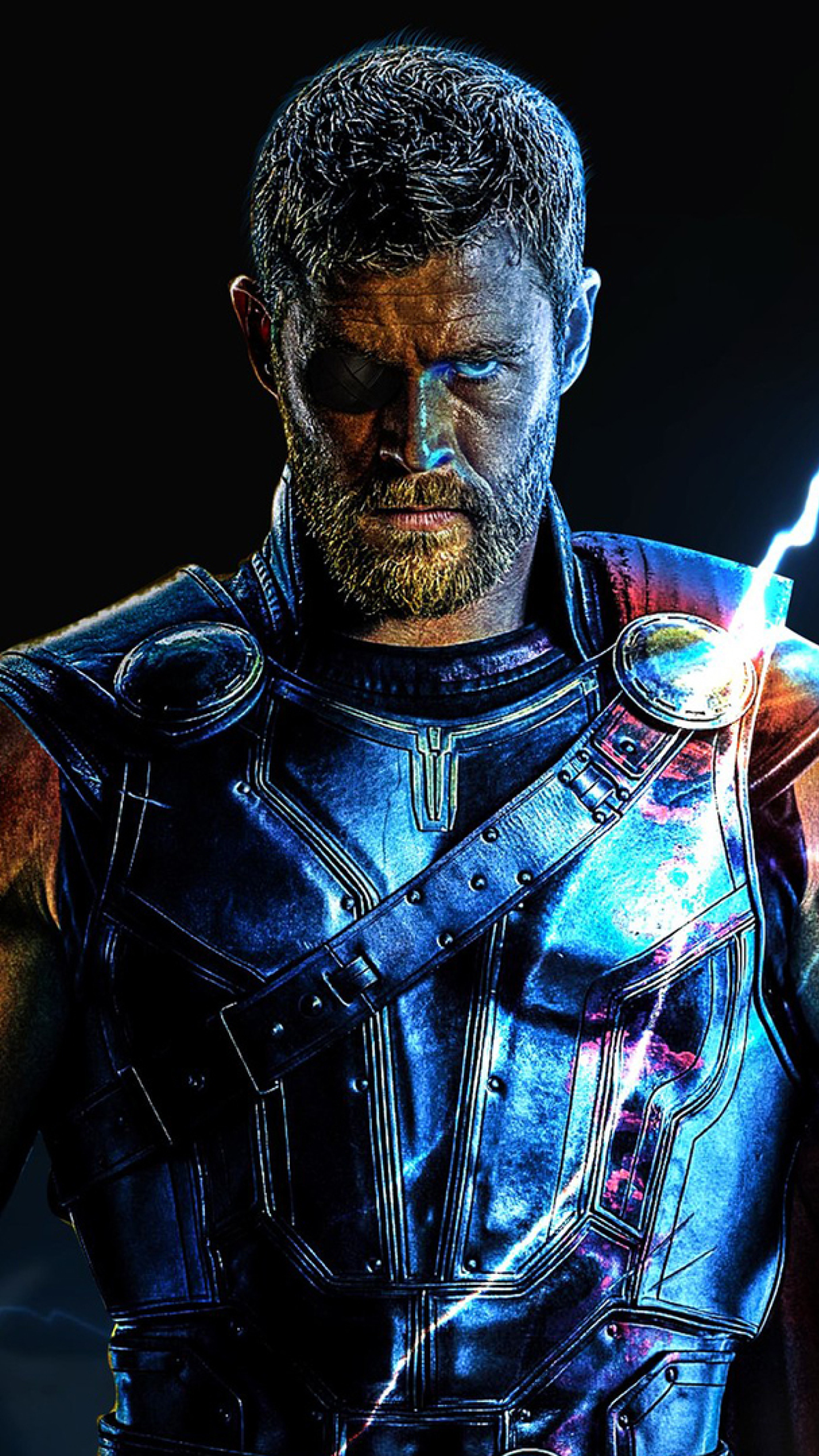 Download Infinity War Thor Digital Art 240x400 Resolution, Full HD