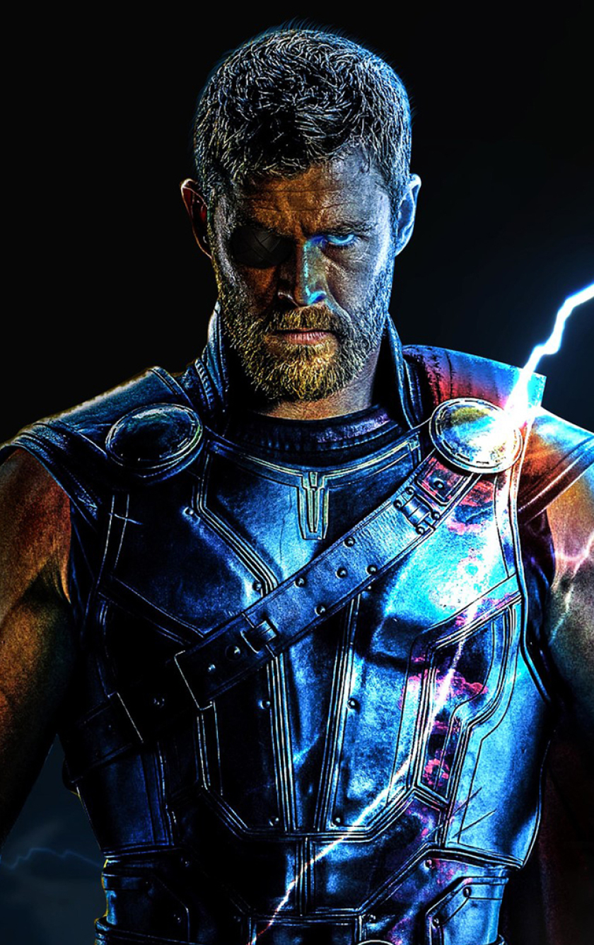 840x1336 Infinity War Thor Digital Art