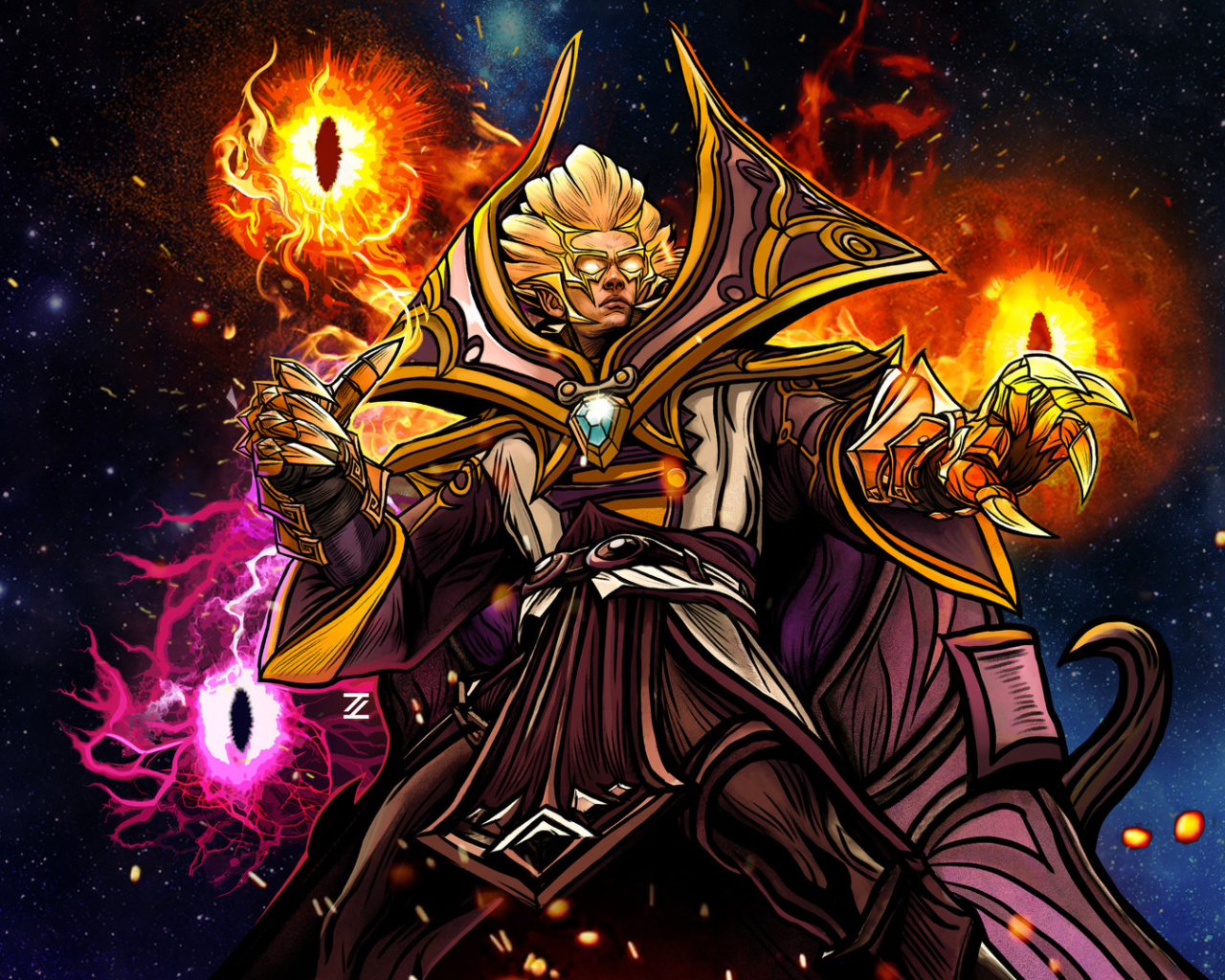 1280x1024 Invoker In Dota 2 1280x1024 Resolution Wallpaper