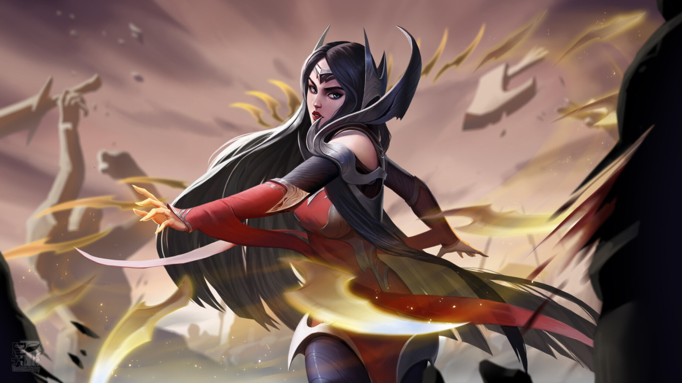 1366x768 Irelia League Of Legends 1366x768 Resolution Wallpaper, HD Games  4K Wallpapers, Images, Photos and Background - Wallpapers Den