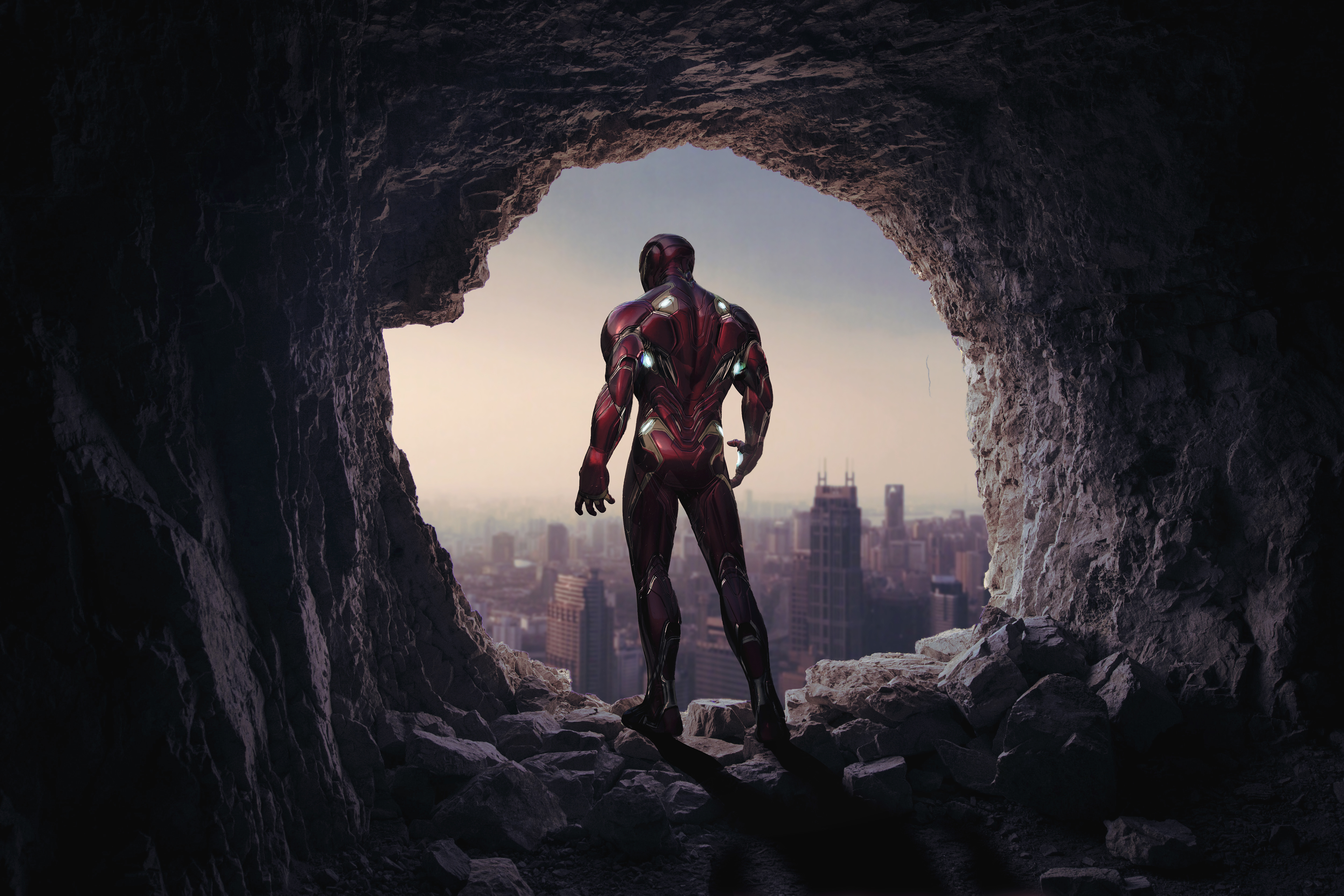 Iron Man Cave 4K Wallpaper, HD Movies