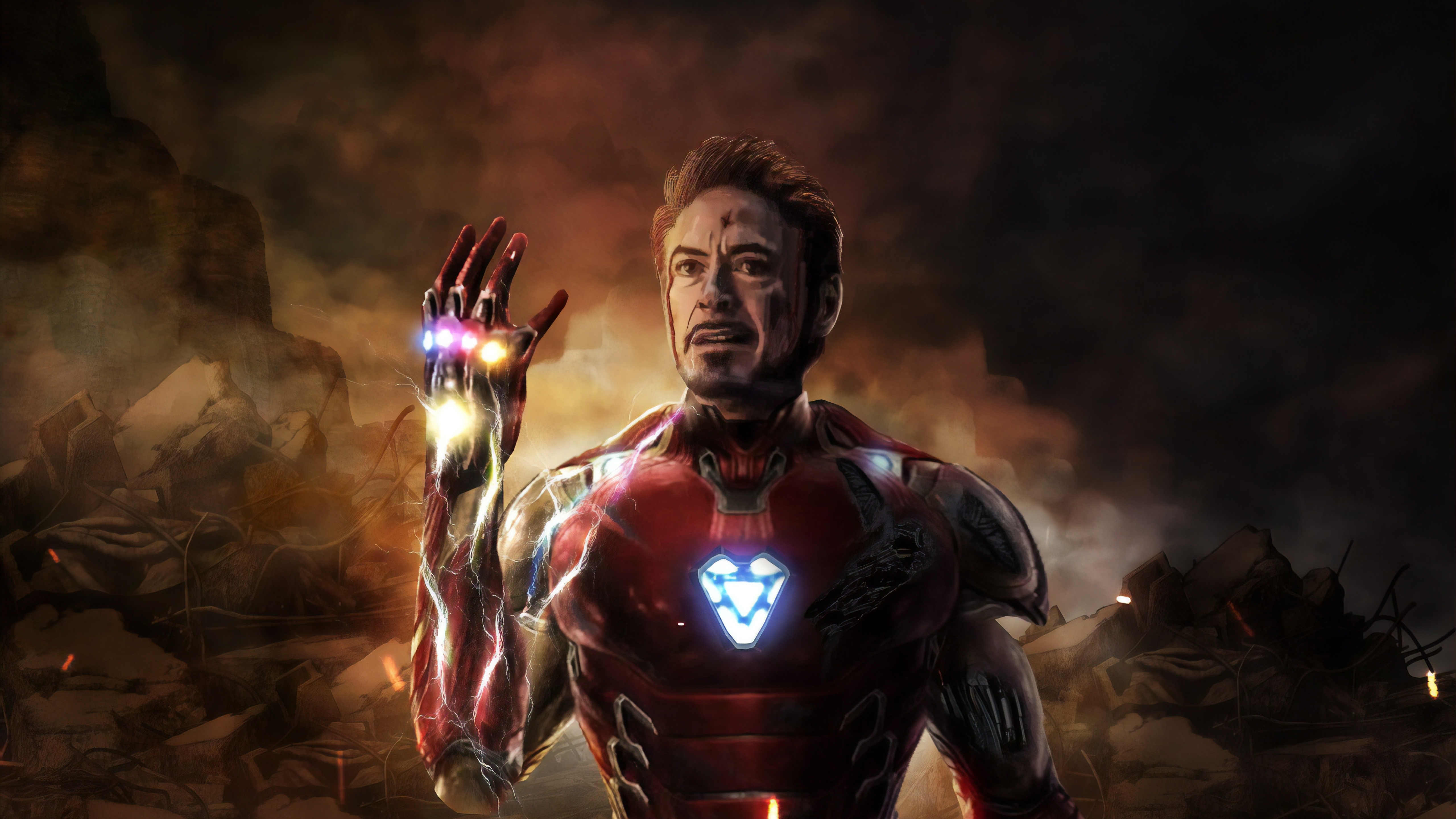 5120x2880 Iron  Man  Last Scene in Avengers Endgame  5K 