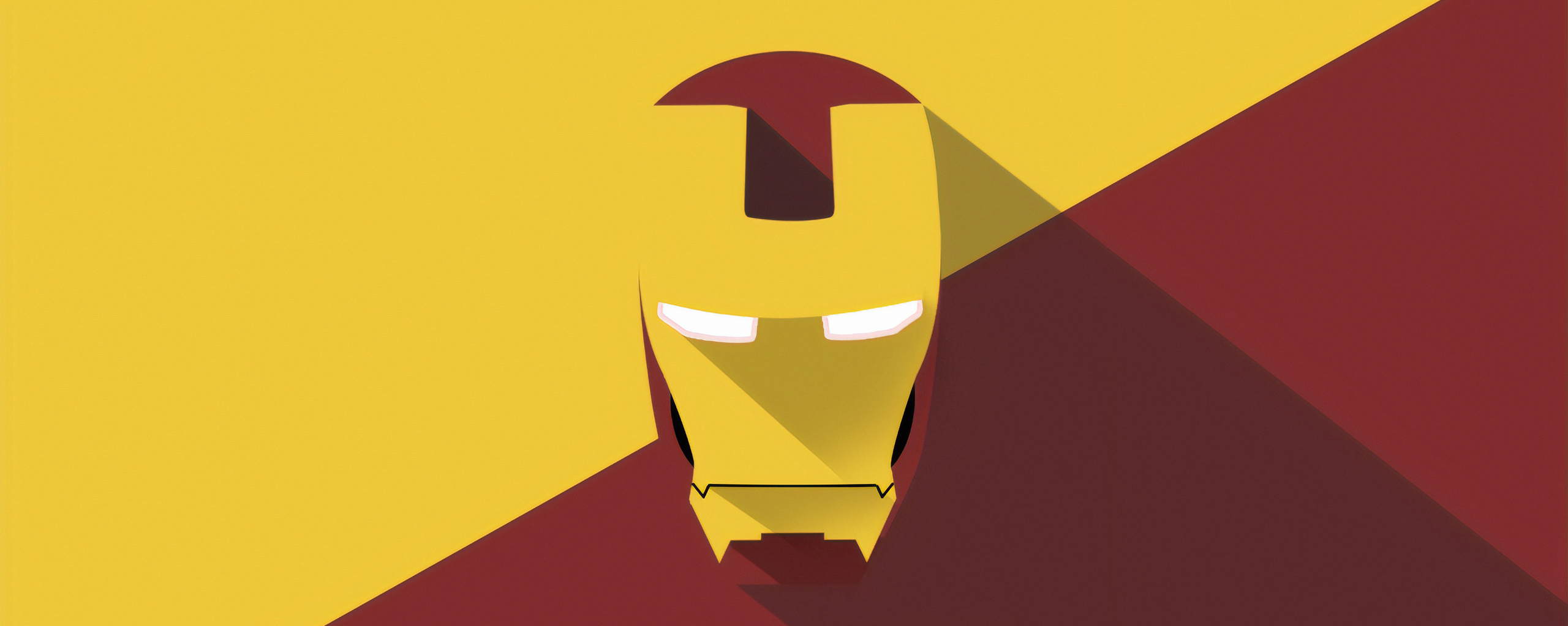 2560x1024 Iron Man Mask Minimal 2560x1024 Resolution ...