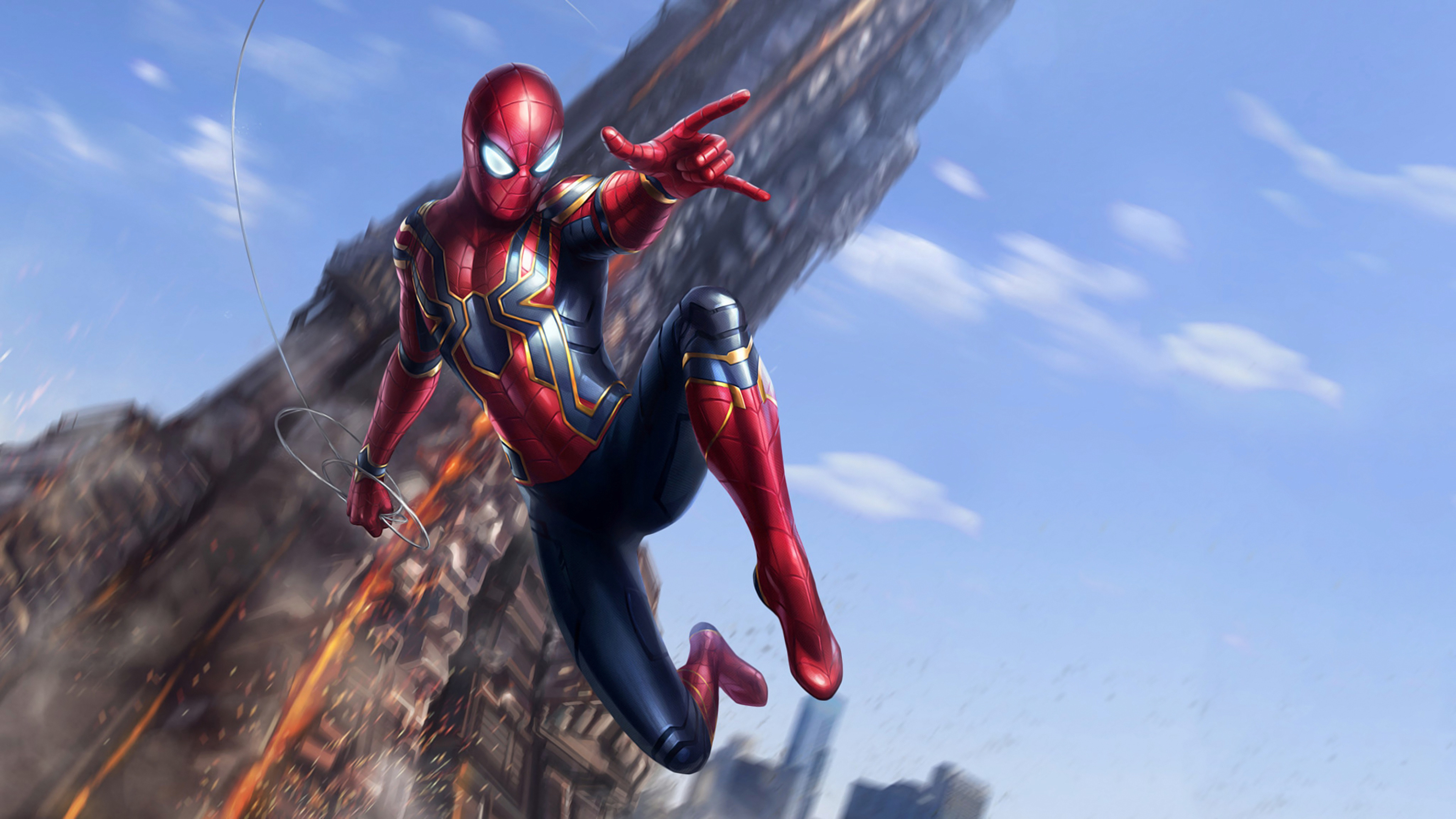 3840x2160 Iron Spider Avengers Infinity War 4k Wallpaper Hd