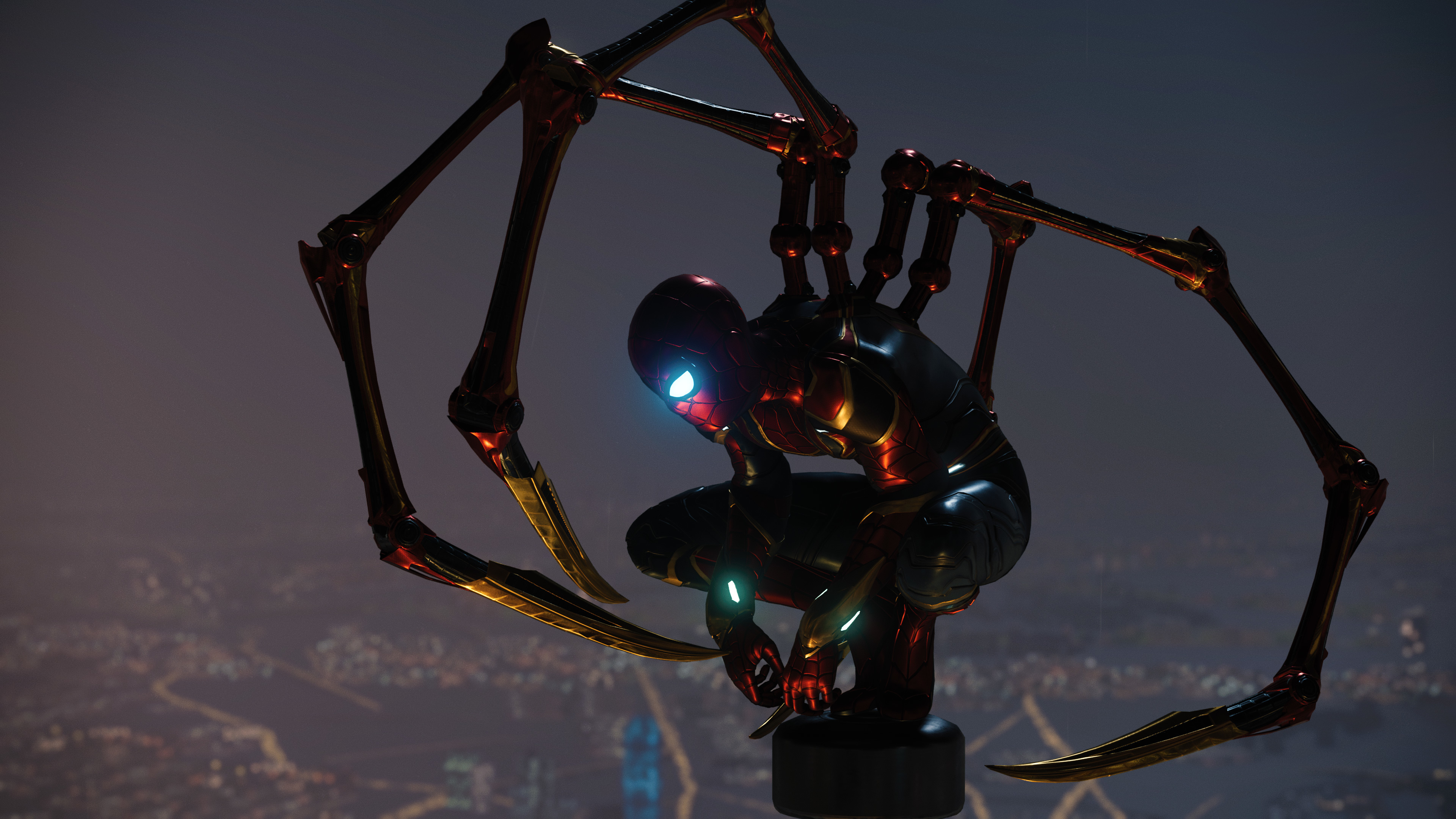 Iron Spider In Spider Man Ps4 Wallpaper Hd Games 4k