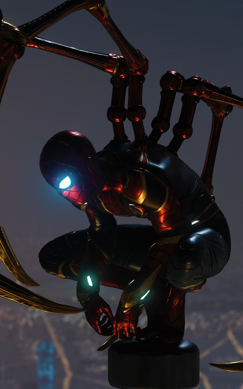 800x1280 Iron Spider in Spider Man  PS4 Nexus 7 Samsung  