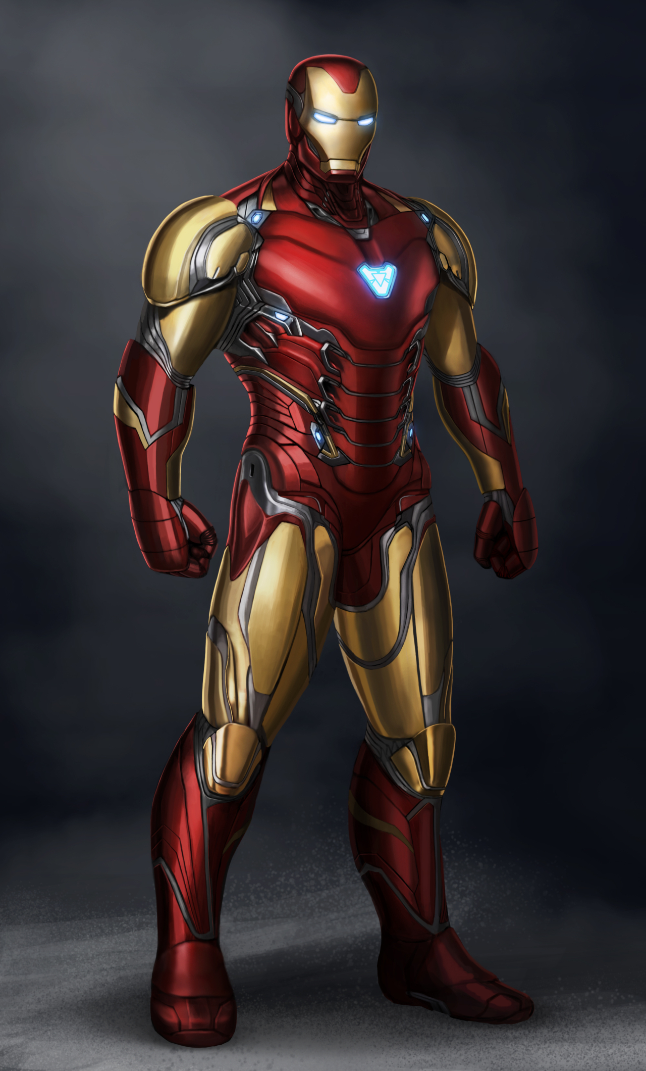1280x2120 Resolution Ironman Avengers Endgame Suit Mark 85 iPhone 6 ...