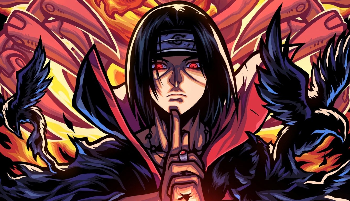 1336x768 Itachi Uchiha Cool Digital Art Naruto HD HD Laptop Wallpaper, HD  Anime 4K Wallpapers, Images, Photos and Background - Wallpapers Den