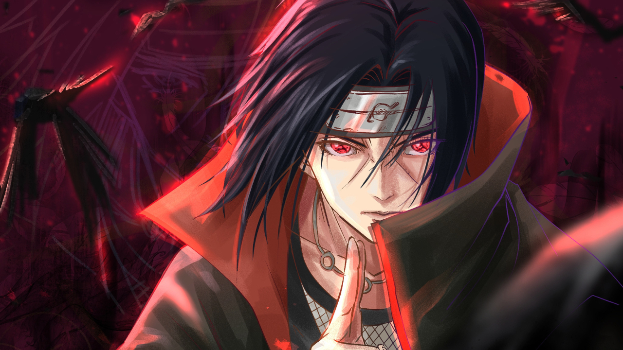 1280x720 Itachi Uchiha HD Naruto Art 720P Wallpaper, HD Anime 4K  Wallpapers, Images, Photos and Background - Wallpapers Den