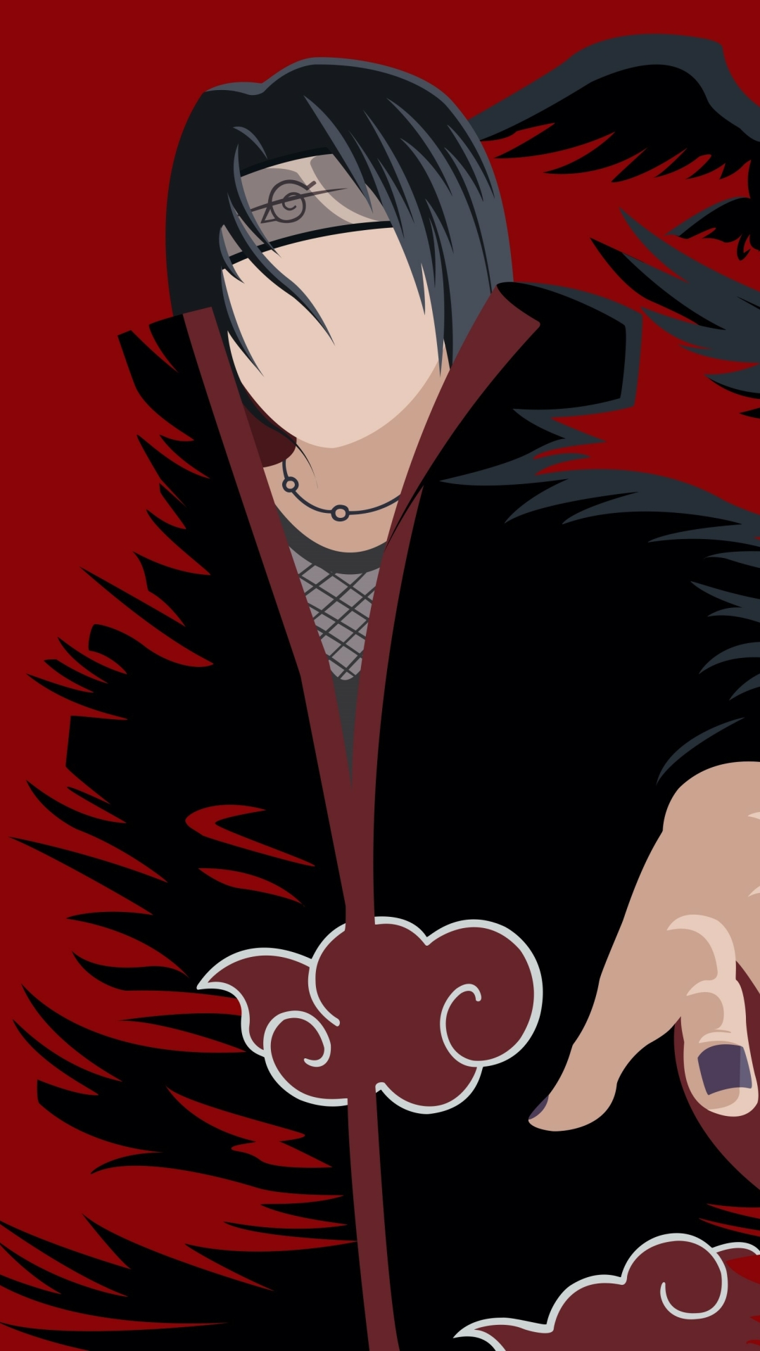 1080x1920 Itachi Uchiha Naruto 4k Minimal Iphone 7, 6s, 6 Plus and Pixel XL  ,One Plus 3, 3t, 5 Wallpaper, HD Minimalist 4K Wallpapers, Images, Photos  and Background - Wallpapers Den