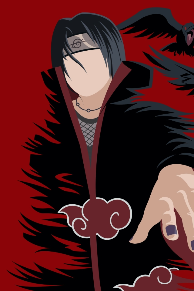 640x960 Itachi Uchiha Naruto 4k Minimal iPhone 4, iPhone 4S Wallpaper, HD  Minimalist 4K Wallpapers, Images, Photos and Background - Wallpapers Den