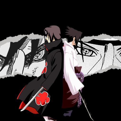 512x512 Itachi vs Sasuke 4K Naruto 512x512 Resolution Wallpaper, HD