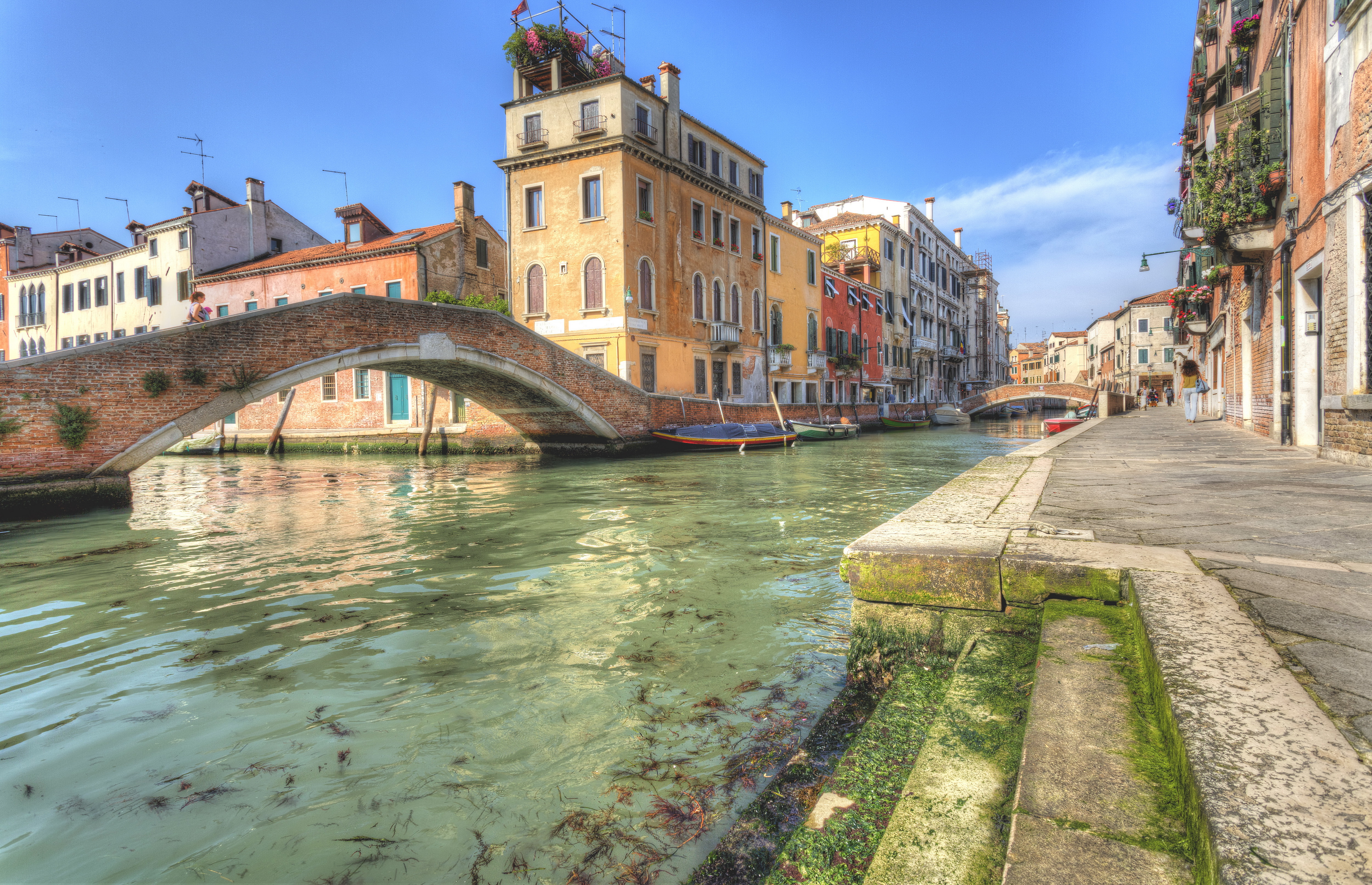страны архитектура лодки река Венеция Италия ночь без смс