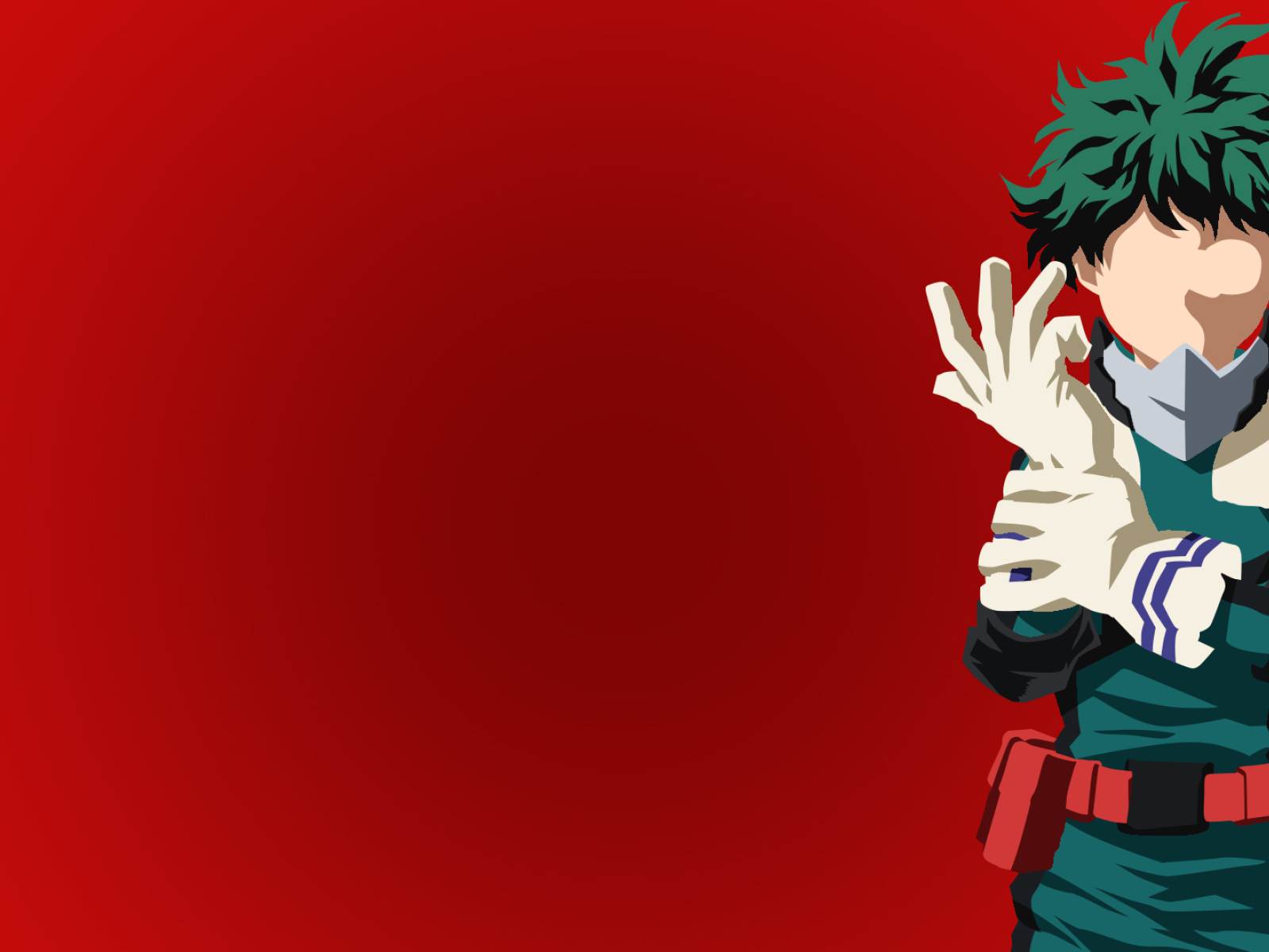 Izuku Midoriya Deku My Hero Academia Minimal, Full HD Wallpaper