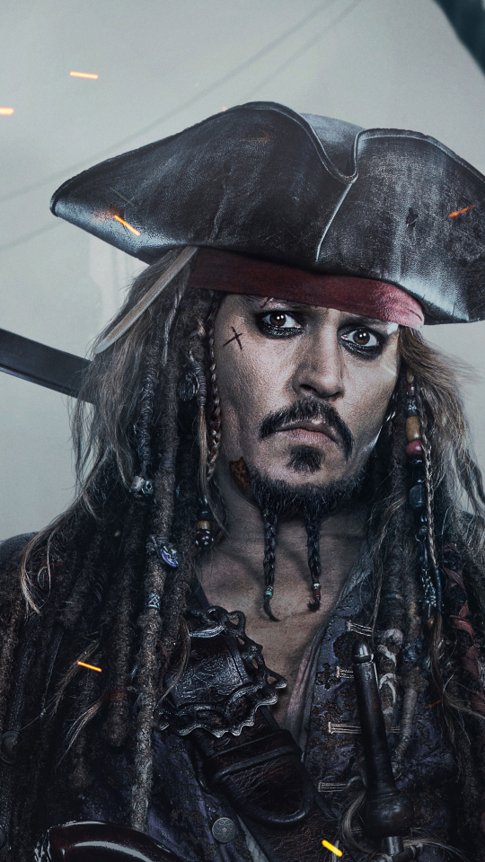 540x960 Jack Sparrow In Pirates Of The Caribbean Dead Men Tell No Tales ...