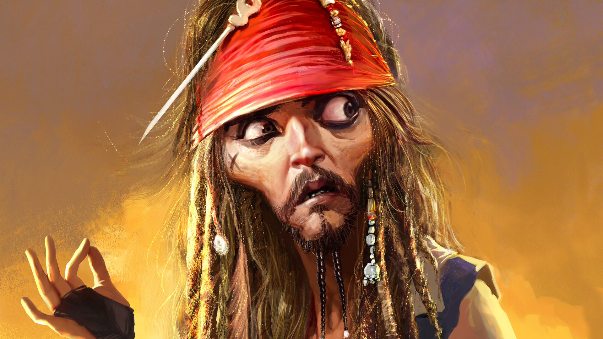 1920x1080 Jack Sparrow Pirates Of The Caribbean Funny 1080P Laptop Full HD  Wallpaper, HD Artist 4K Wallpapers, Images, Photos and Background -  Wallpapers Den