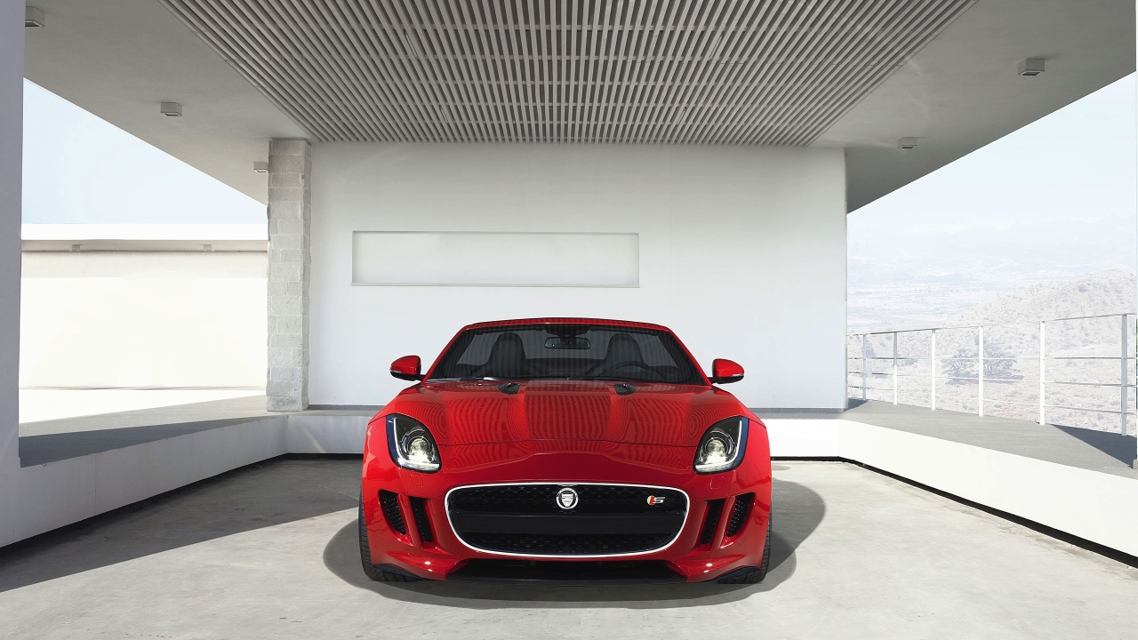 1280x720 jaguar, f-type, red 720P Wallpaper, HD Cars 4K ...