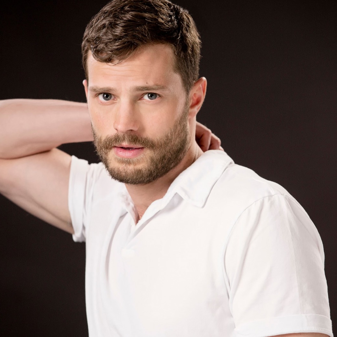 1080x1080 Resolution Jamie Dornan Actor Photo Shoot 1080x1080 Resolution Wallpaper 