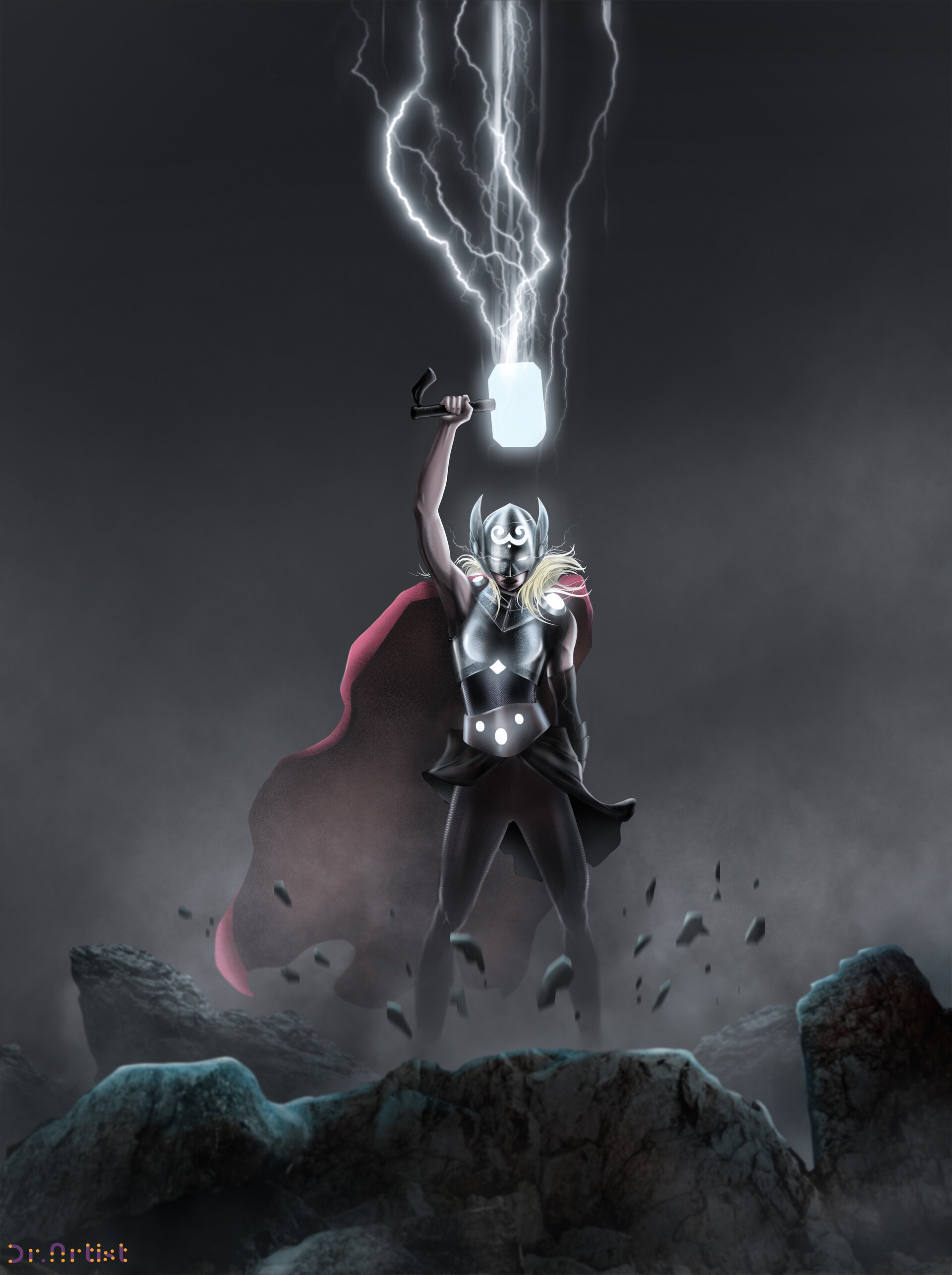 1920x1080202129 Jane Foster Lifting Mjolnir Art 1920x1080202129 Resolution  Wallpaper, HD Superheroes 4K Wallpapers, Images, Photos and Background -  Wallpapers Den