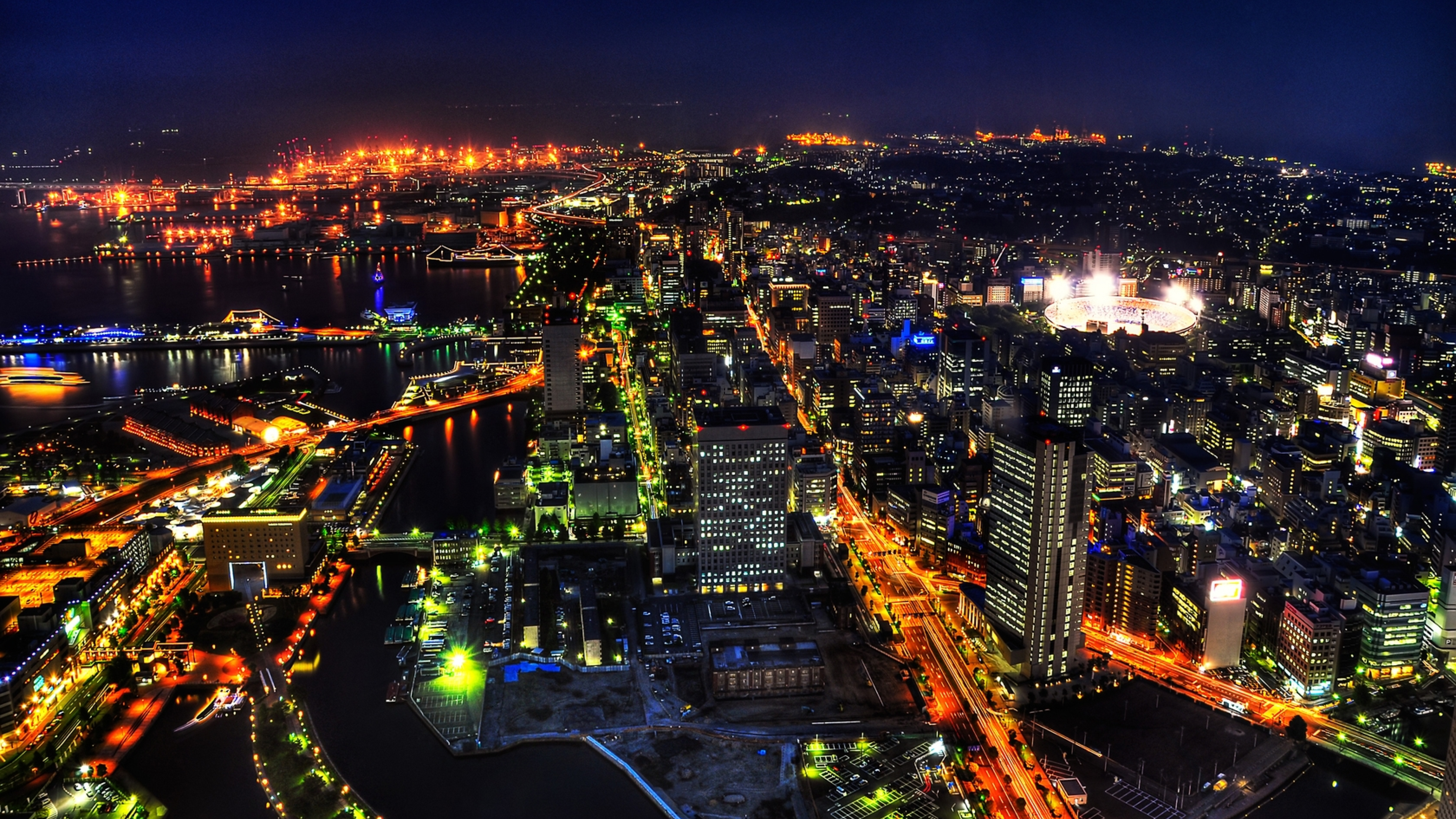 7680x4320 japan, night, top view 8K Wallpaper, HD City 4K Wallpapers,  Images, Photos and Background - Wallpapers Den