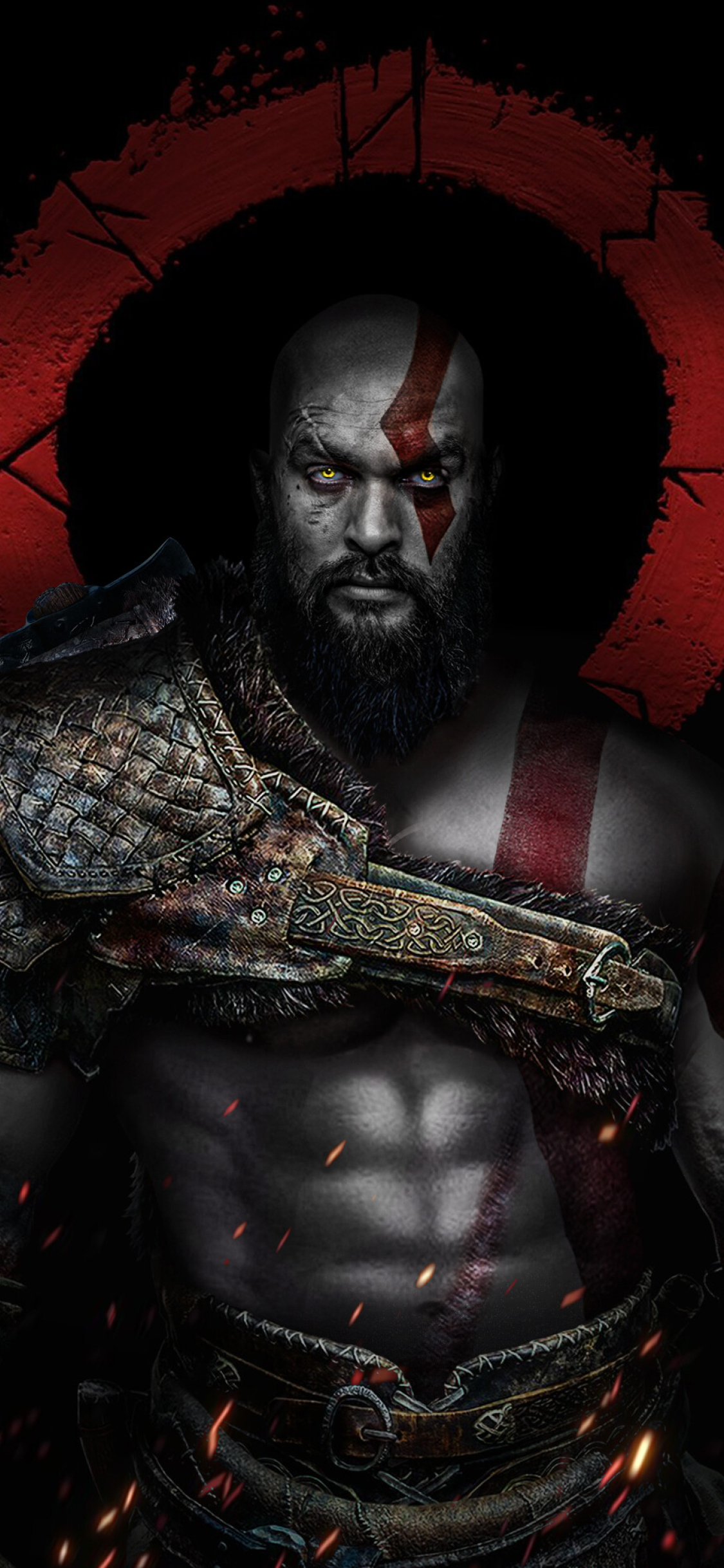 1125x2436 Jason Momoa as Kratos Iphone XS,Iphone 10,Iphone X Wallpaper, HD  Movies 4K Wallpapers, Images, Photos and Background - Wallpapers Den