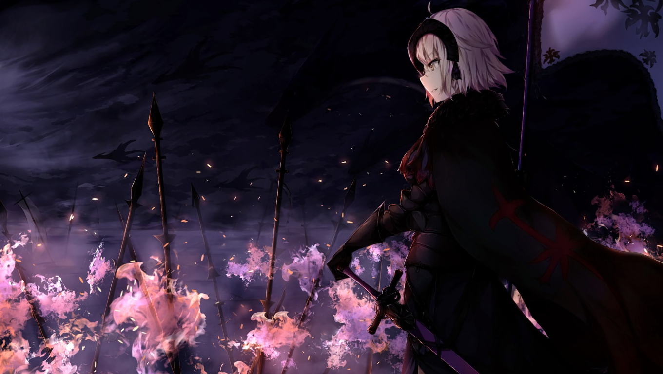 1360x768 Jeanne d'Arc Alter Anime Desktop Laptop HD Wallpaper, HD Anime 4K  Wallpapers, Images, Photos and Background - Wallpapers Den