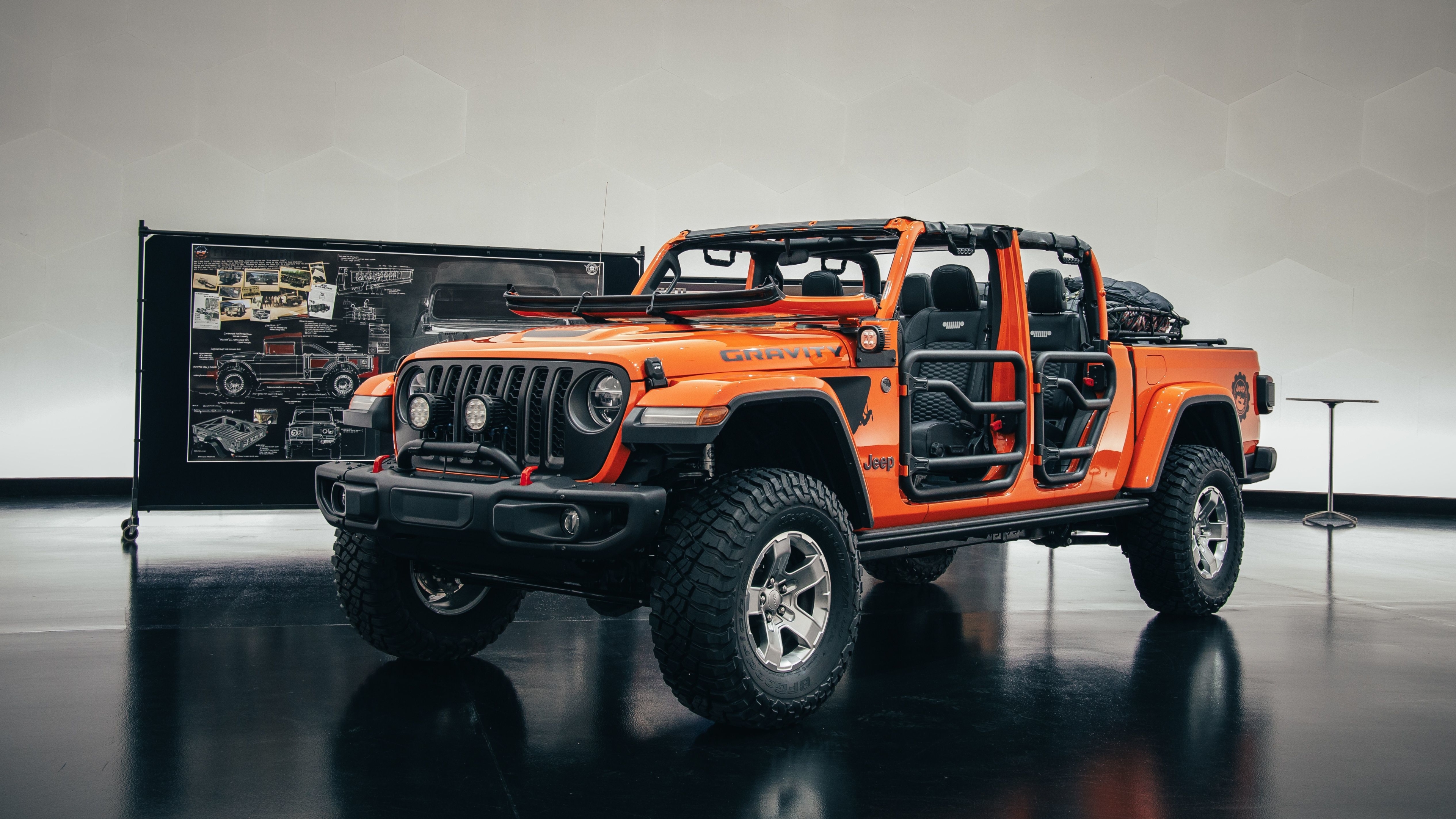 3840x2160 Jeep Gladiator Gravity 4K Wallpaper, HD Cars 4K ...