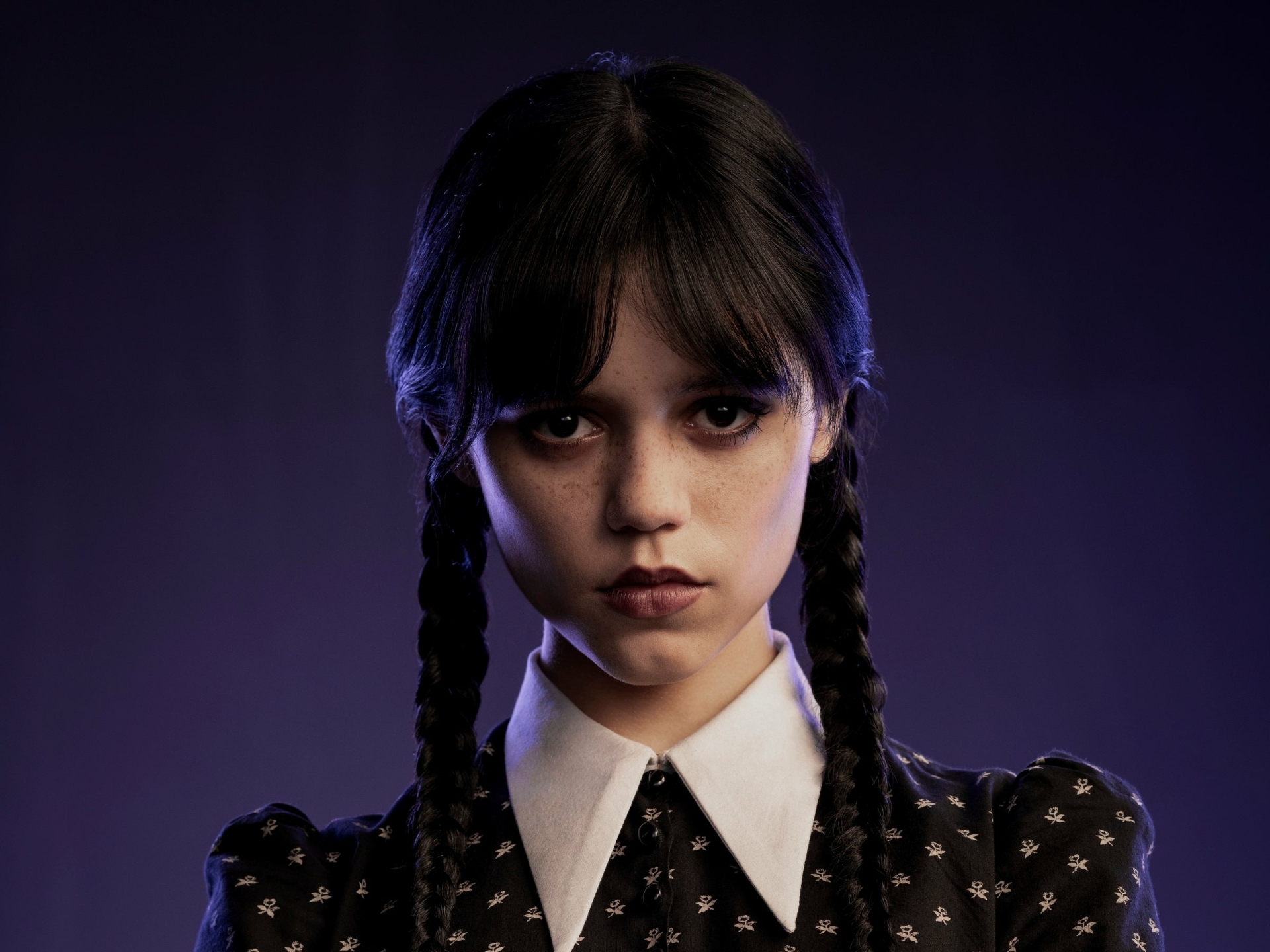 1920x1440 Jenna Ortega As Wednesday Addams In Season 1 1920x1440