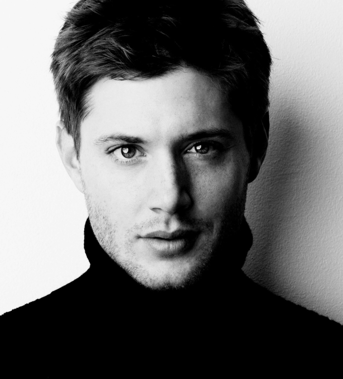 680x750 Resolution Jensen Ackles Black And White Images 680x750 ...